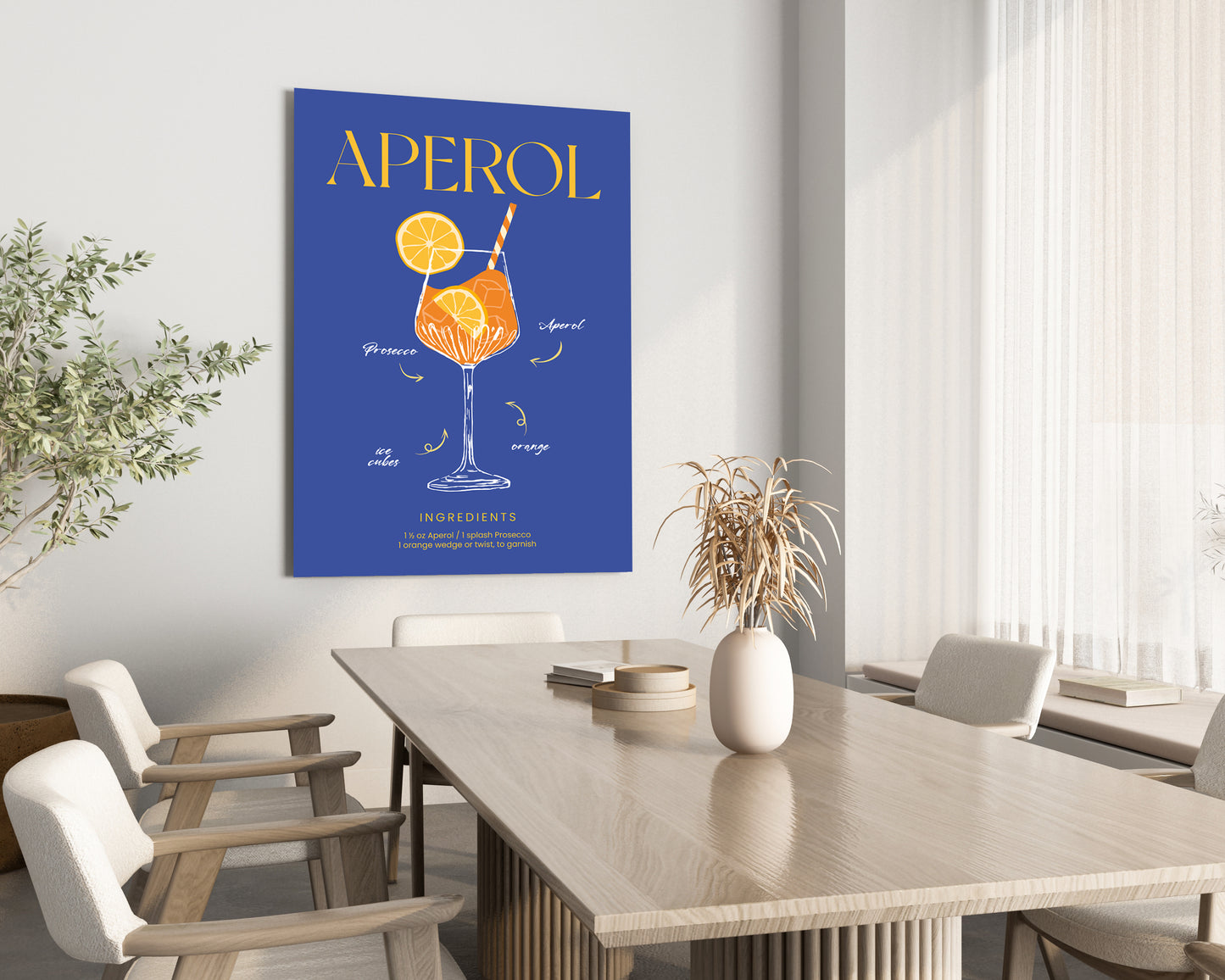 Aperol Cocktail Wall Art Print - Artrise