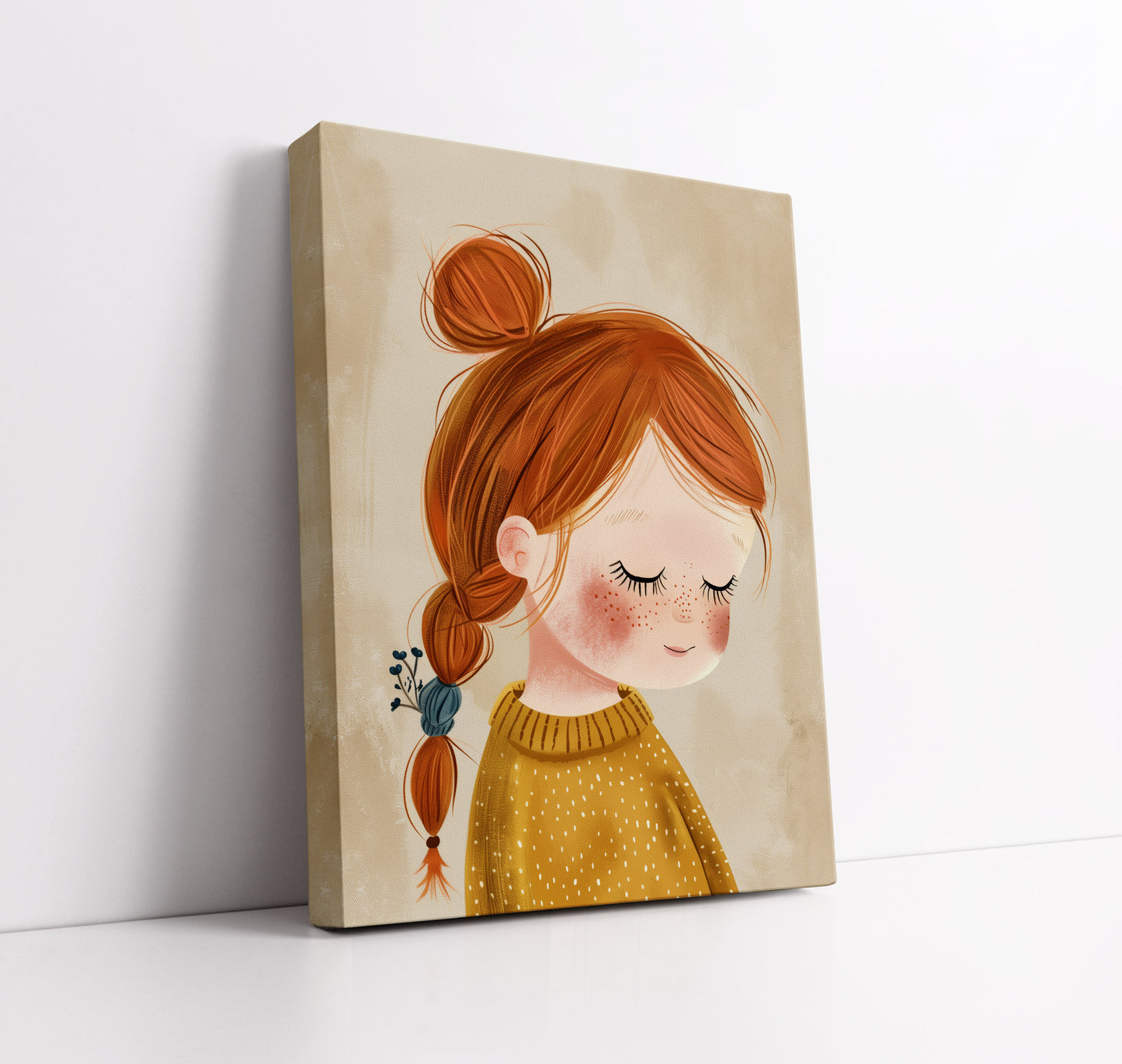 Girl Wonder Kids Wall Art Print - Artrise
