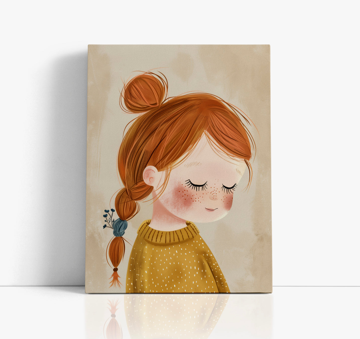 Girl Wonder Kids Wall Art Print - Artrise