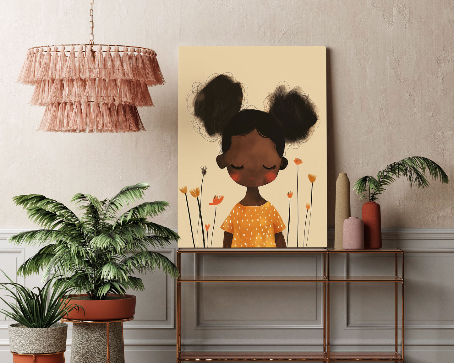 Girl Wonder 2 Kids Wall Art Print - Artrise