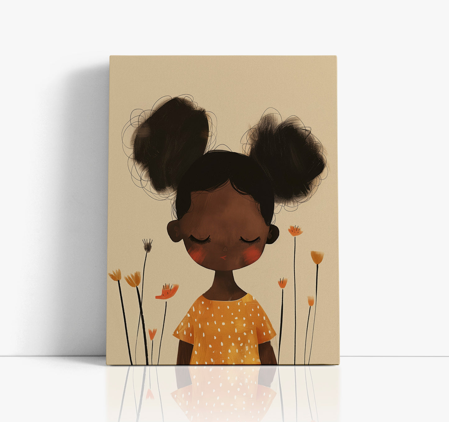 Girl Wonder 2 Kids Wall Art Print - Artrise