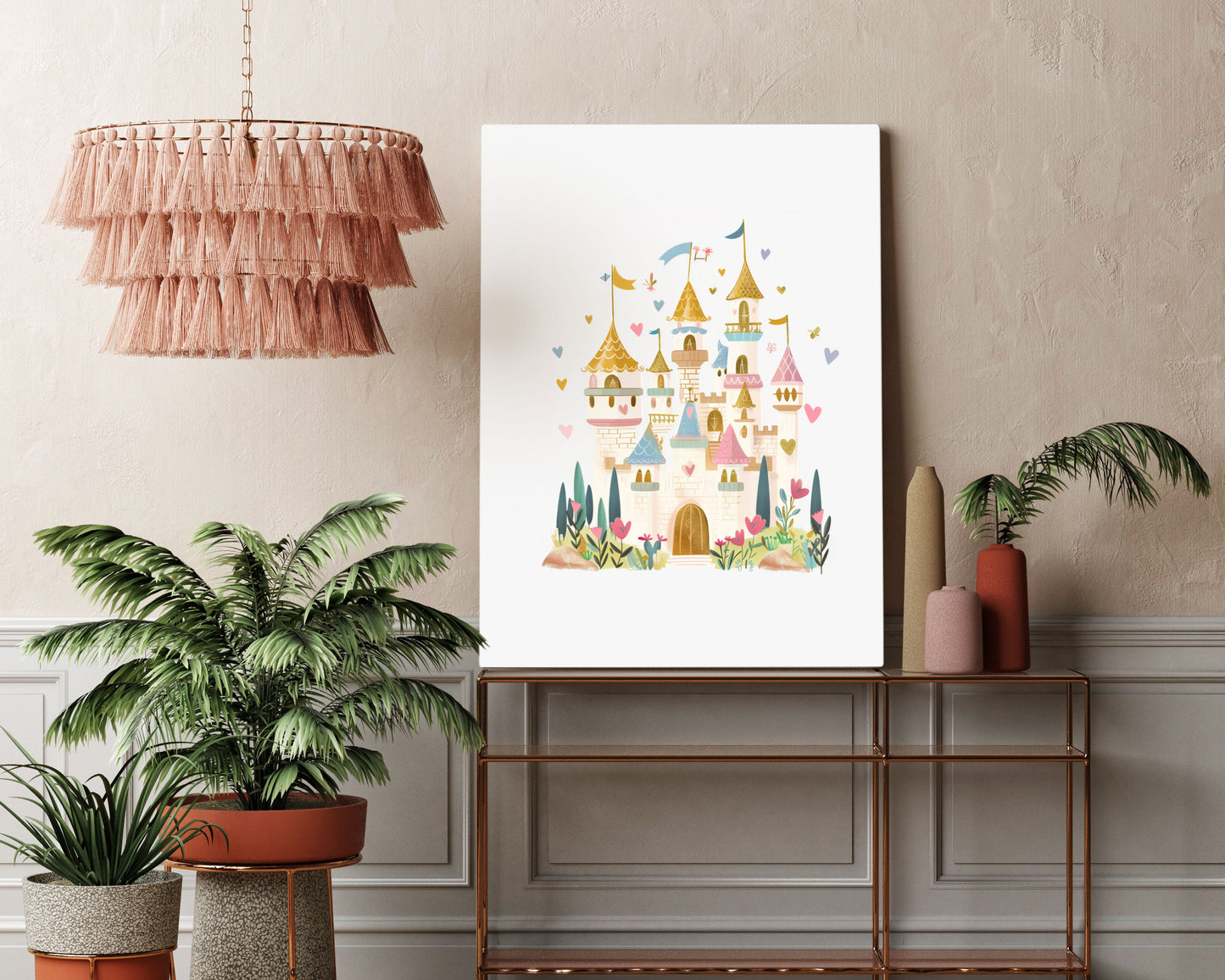 Castle Dreams Kids Wall Art Print - Artrise
