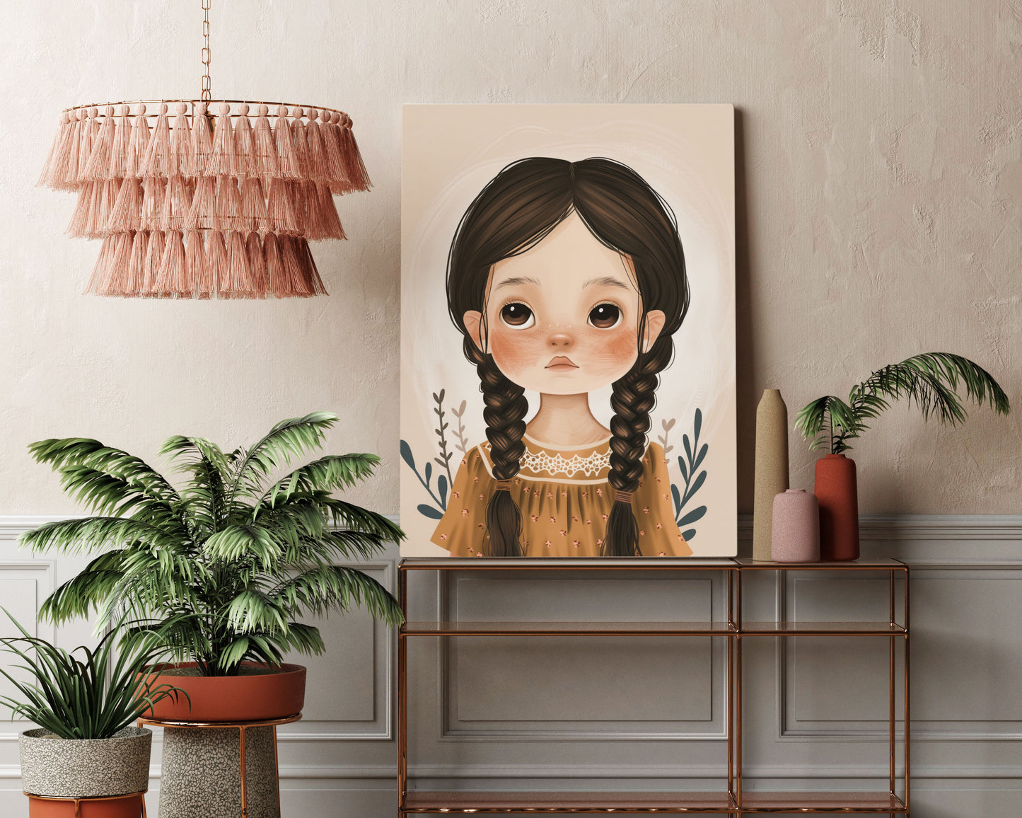 Wonder Girl 3 Kids Wall Art Print - Artrise
