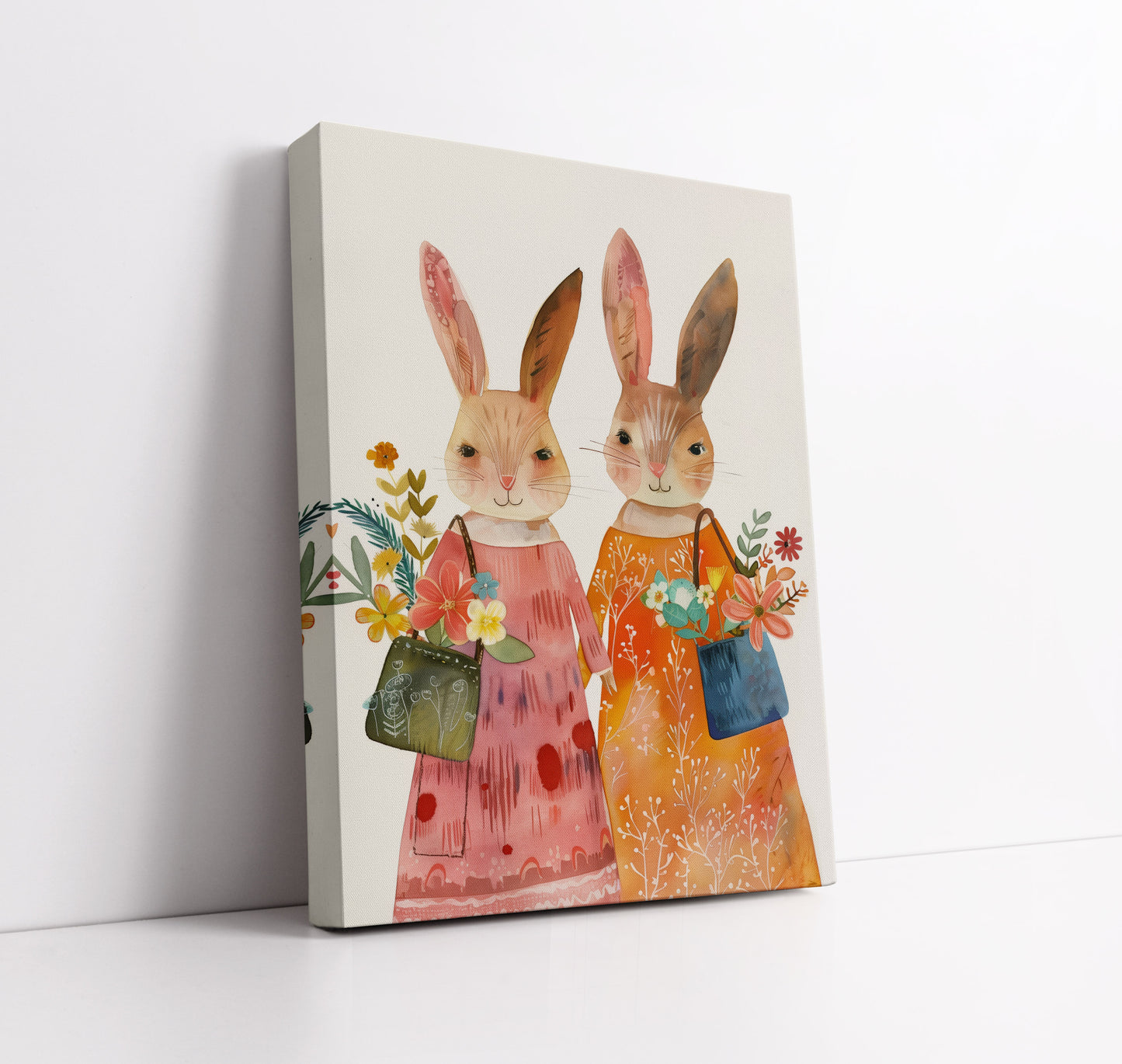 Bunny Buddies Kids Wall Art Print - Artrise