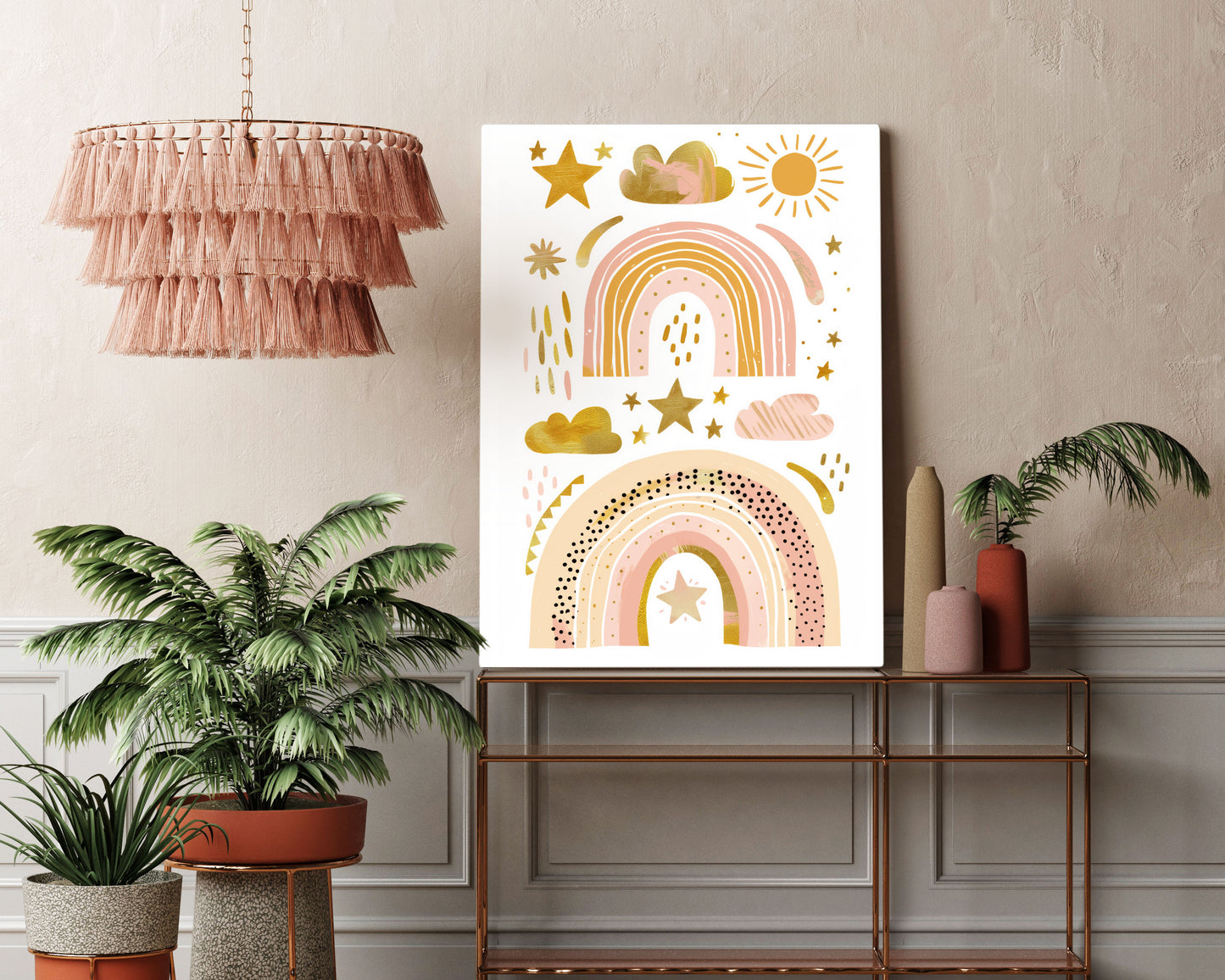 Starry Sky Kids Wall Art Print - Artrise