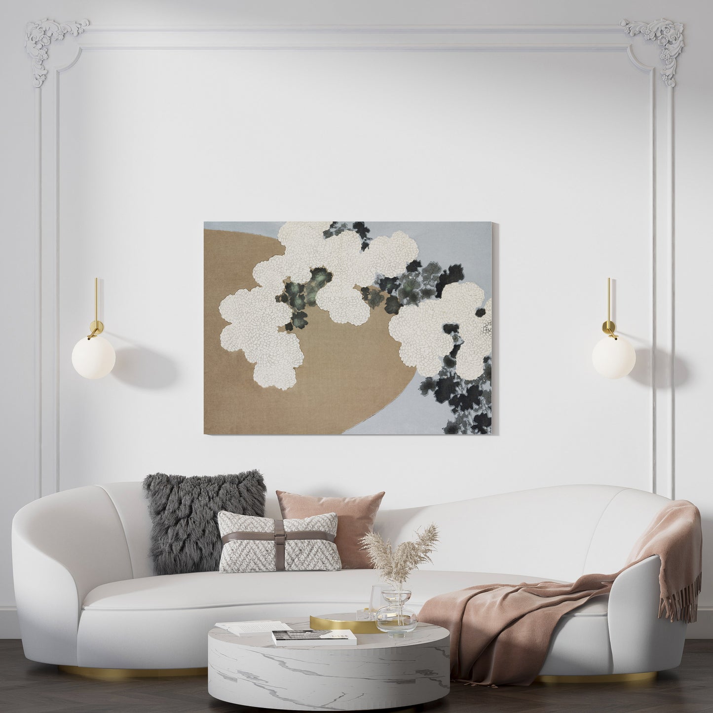Blossom from Momoyogusa – Flowers of a Hundred Generations (1909) by Kamisaka Sekka // Wall Art Print - Artrise