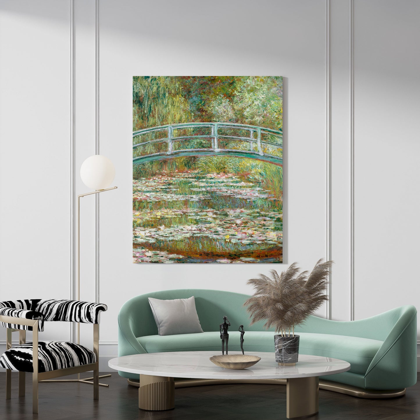 Bridge over a Pond of Water Lilies by Claude Monet