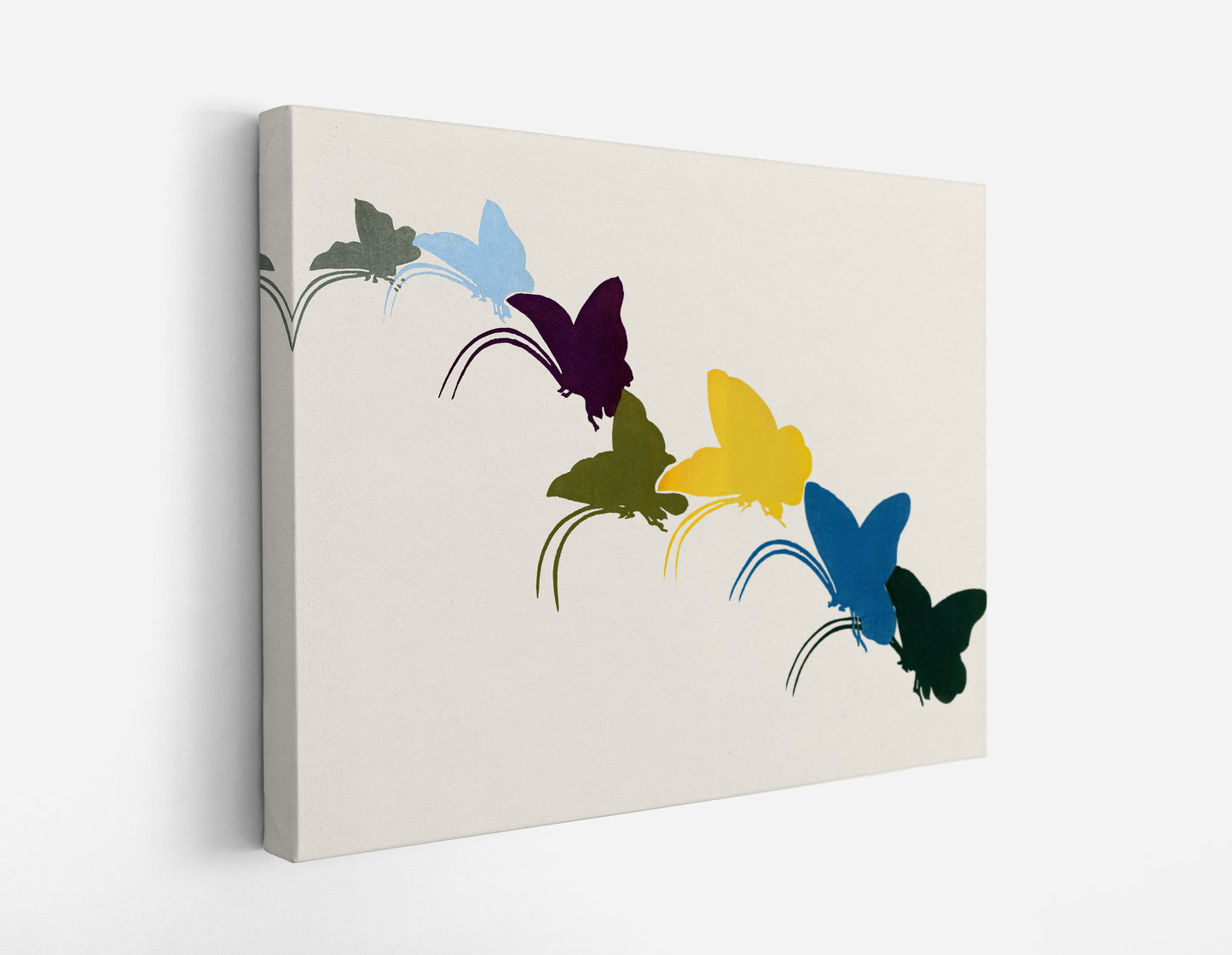 Kamisaka Sekka's Cho senshu (One Thousand Butterflies) 1904 - 3 // Wall Art Print - Artrise