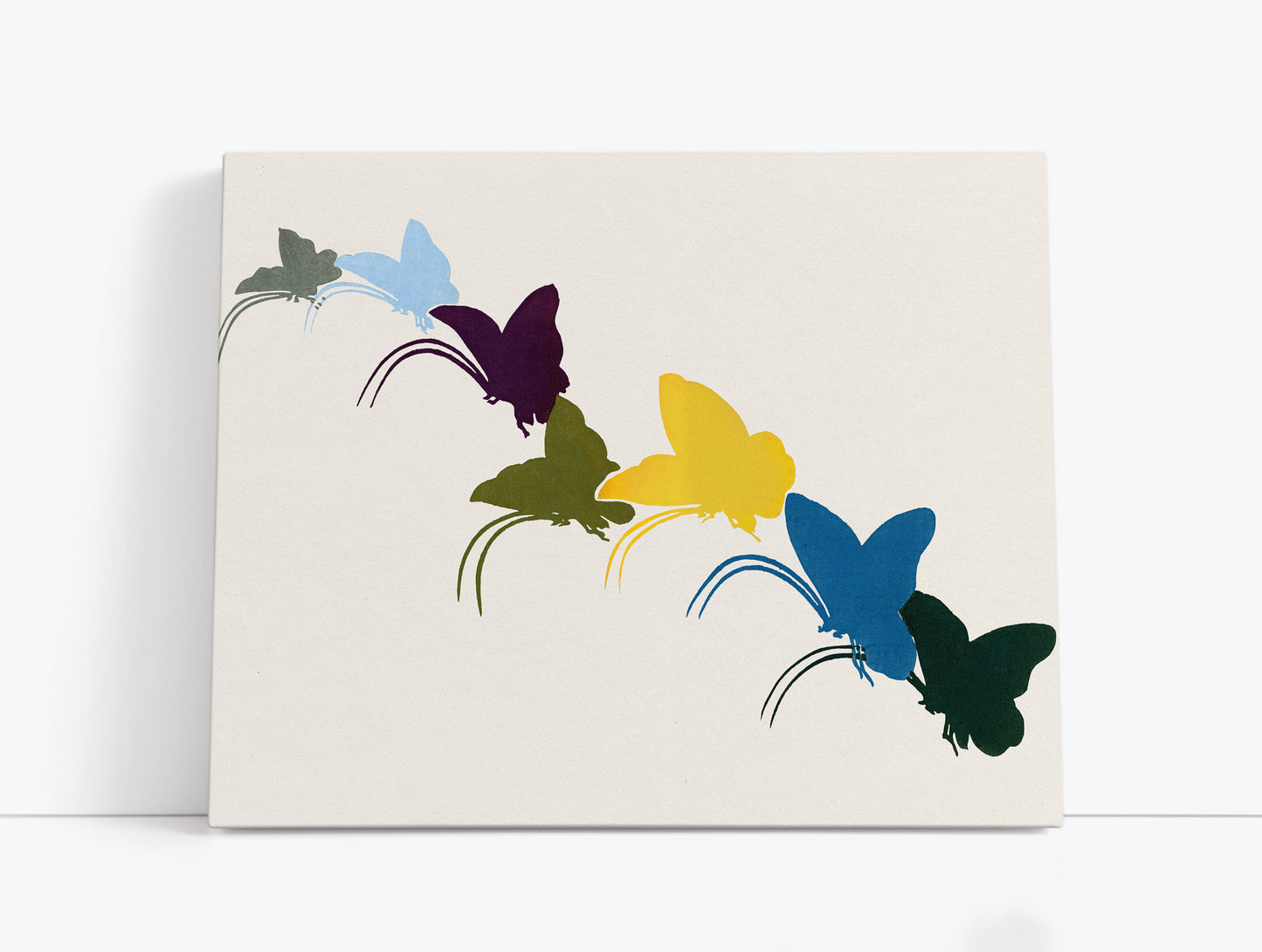 Kamisaka Sekka's Cho senshu (One Thousand Butterflies) 1904 - 3 // Wall Art Print - Artrise