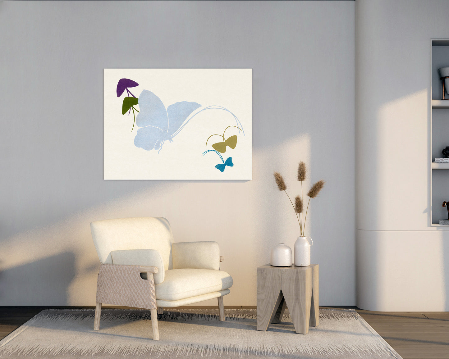 Kamisaka Sekka's Cho senshu (One Thousand Butterflies) 1904 // Wall Art Print - Artrise