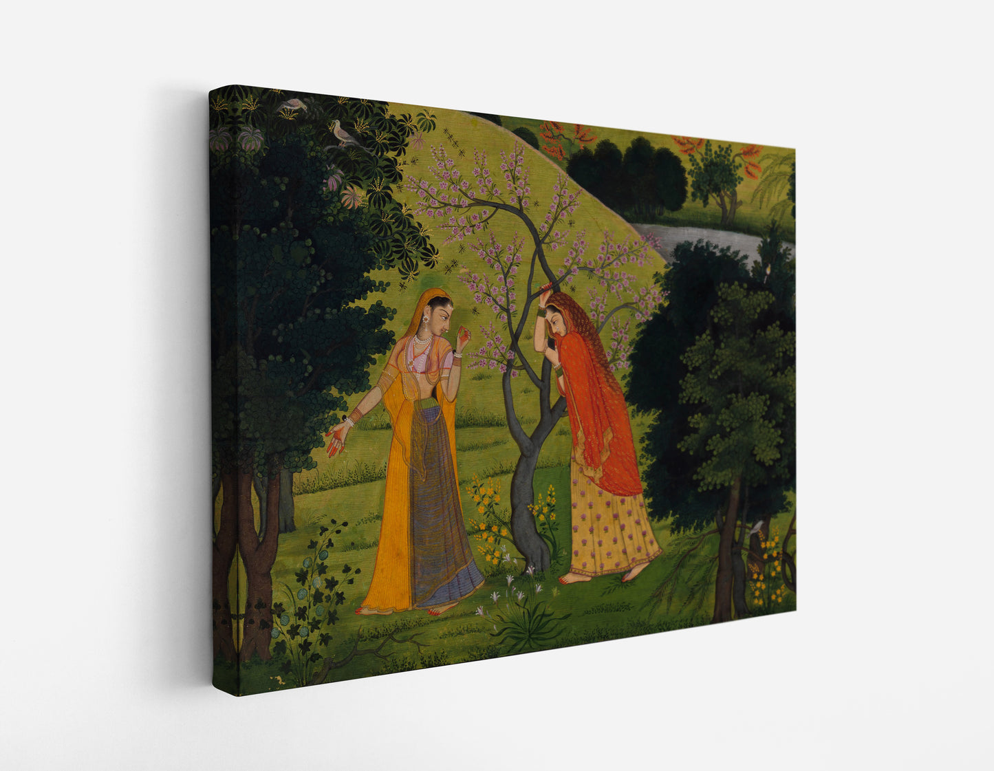 Radha with Her Confidant, Pining for Krishna - Artrise