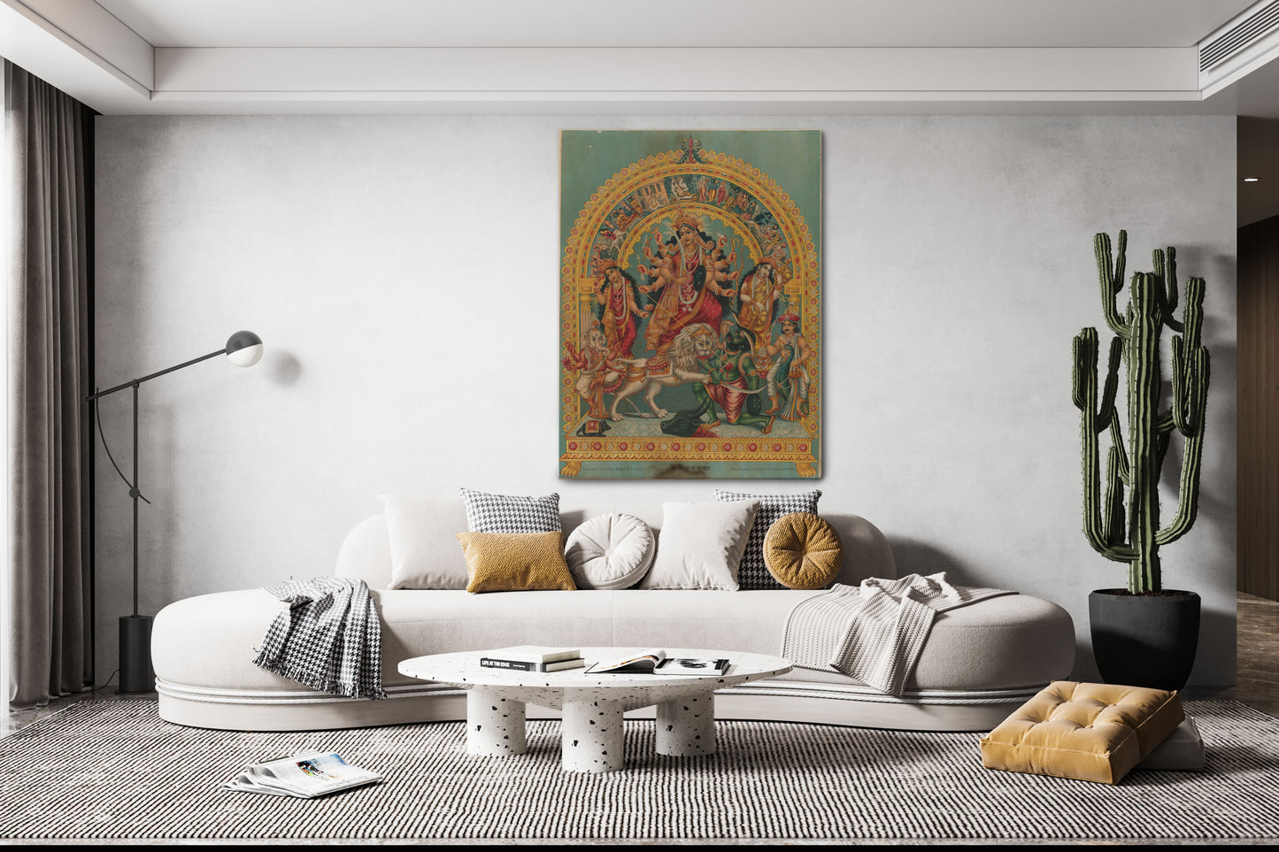Maa Durga, West Bengal, Calcutta, India Wall Art Print - Artrise