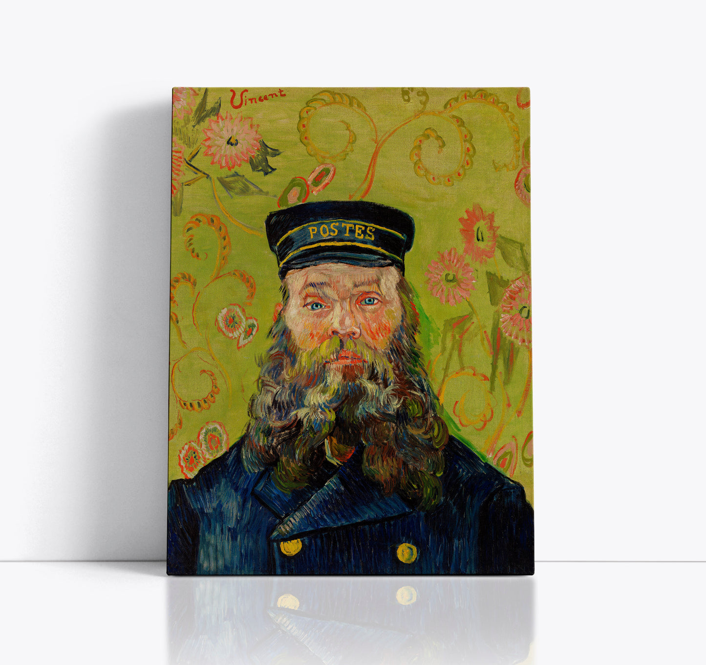 The Postman (Joseph Roulin) (1888) by Vincent Van Gogh - Artrise