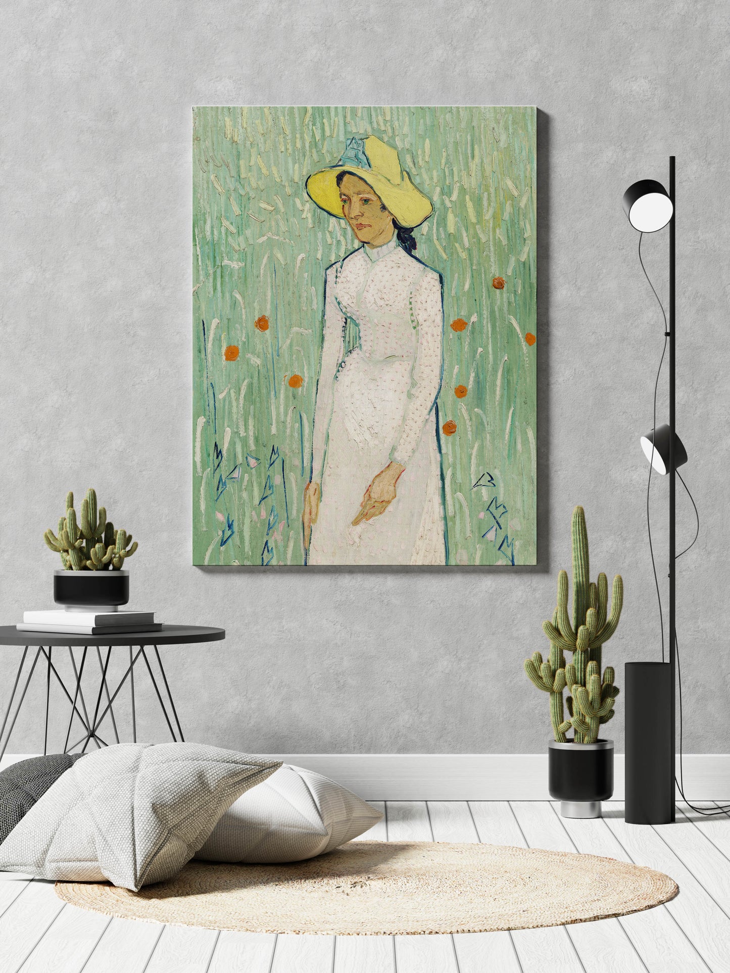 Girl in White (1890) by Vincent Van Gogh // Wall Art Print - Artrise