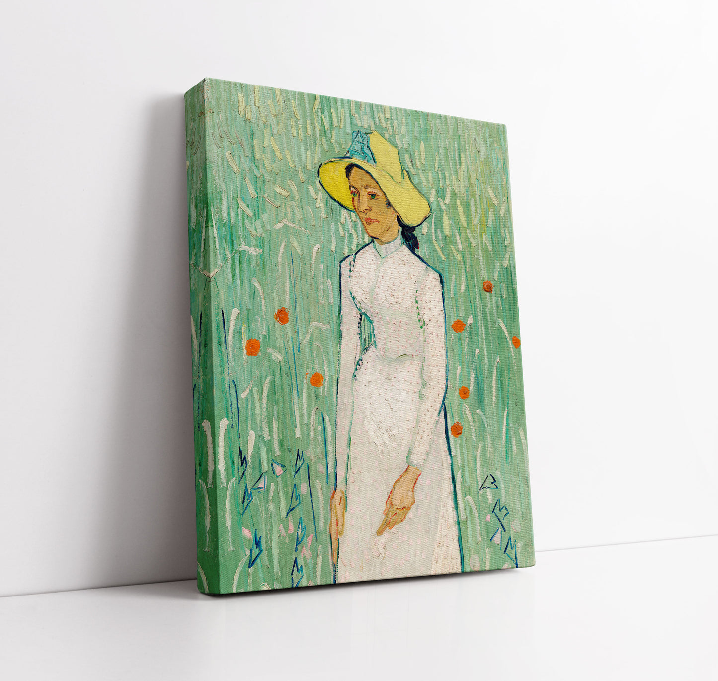 Girl in White (1890) by Vincent Van Gogh // Wall Art Print - Artrise
