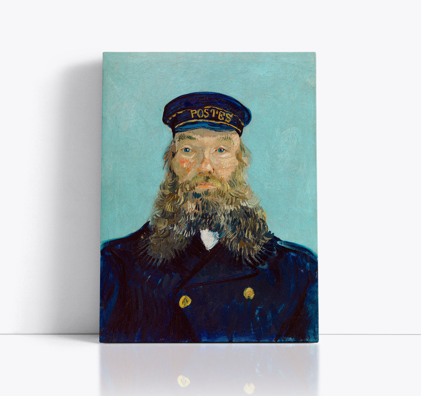 Portrait of Postman Roulin (1888) by Vincent Van Gogh - Artrise
