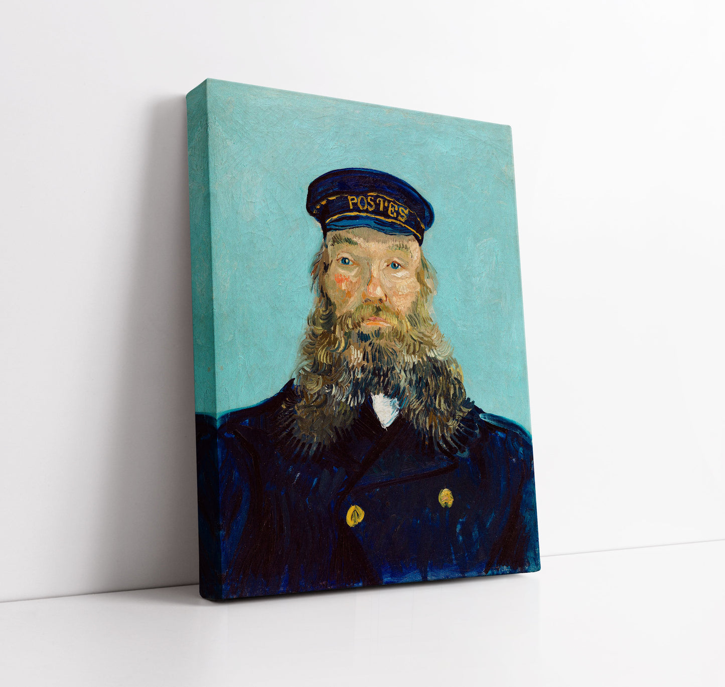 Portrait of Postman Roulin (1888) by Vincent Van Gogh - Artrise