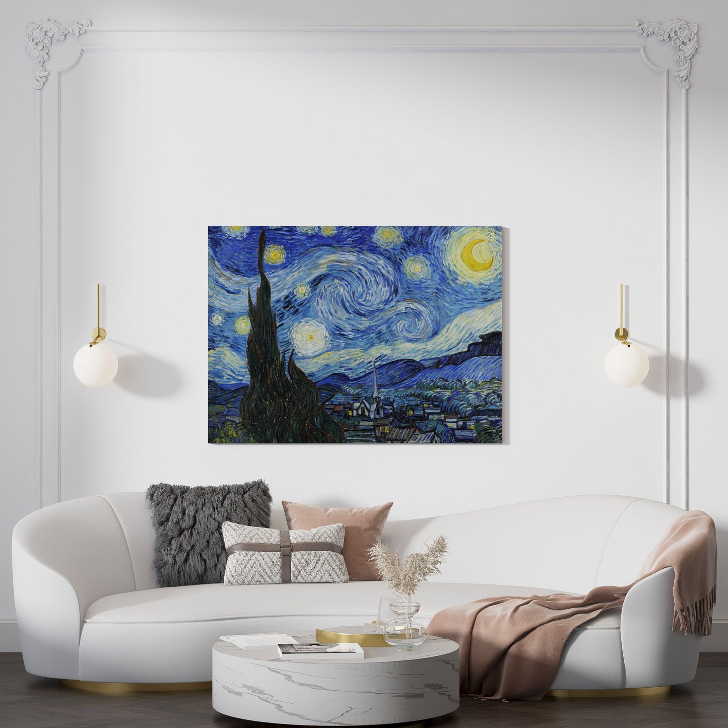 The Starry Night (1889) by Vincent Van Gogh - Artrise