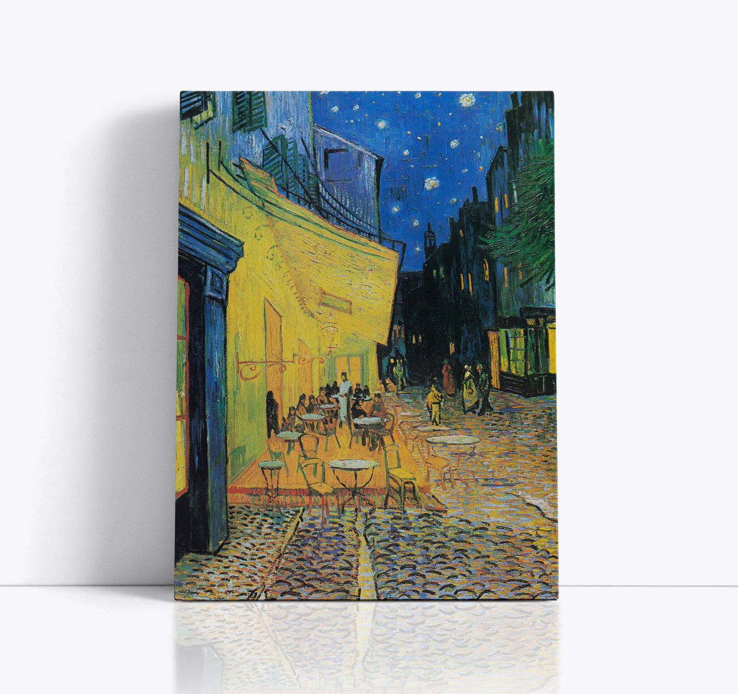 Café Terrace at Night (1888) by Vincent Van Gogh // Wall Art Print - Artrise