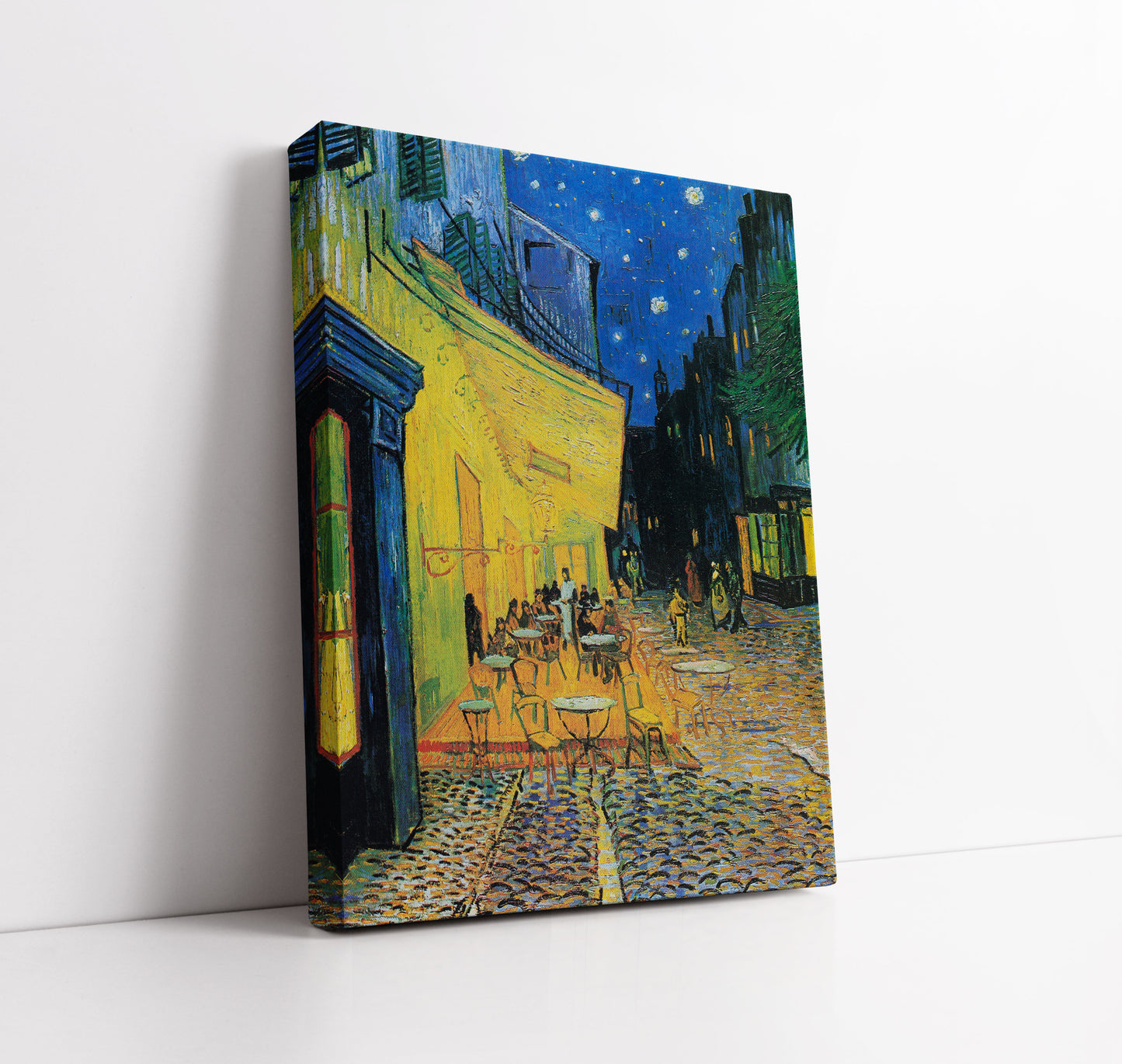 Café Terrace at Night (1888) by Vincent Van Gogh // Wall Art Print - Artrise