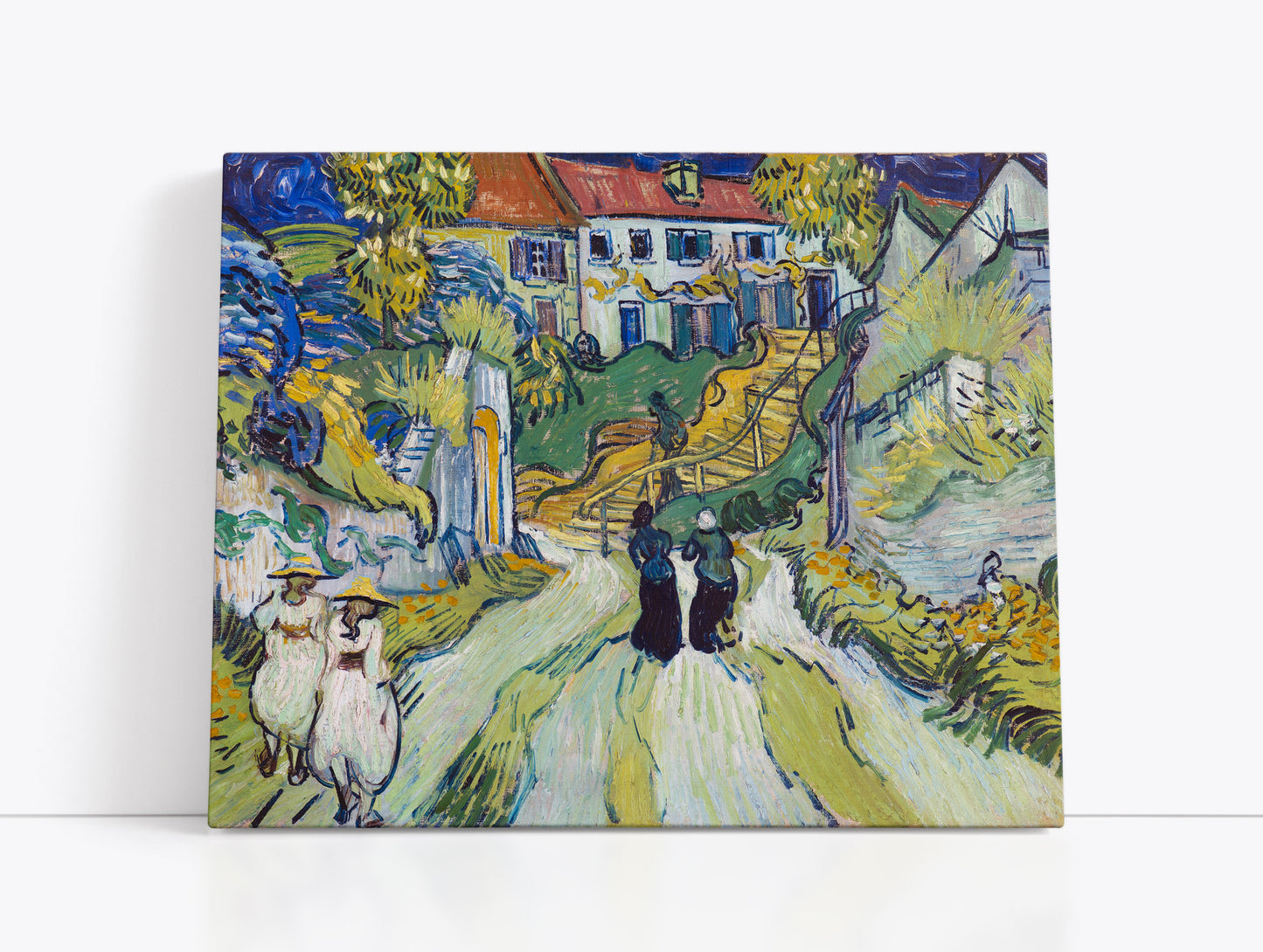 Stairway at Auvers (1890) by Vincent Van Gogh - Artrise