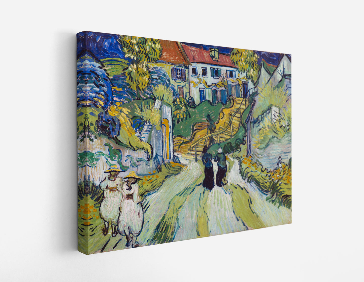 Stairway at Auvers (1890) by Vincent Van Gogh - Artrise