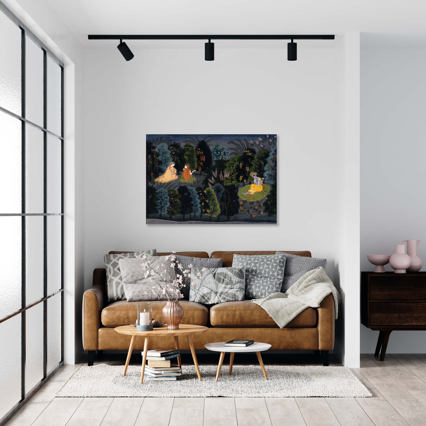 Radha Krishna Night Time Landscape