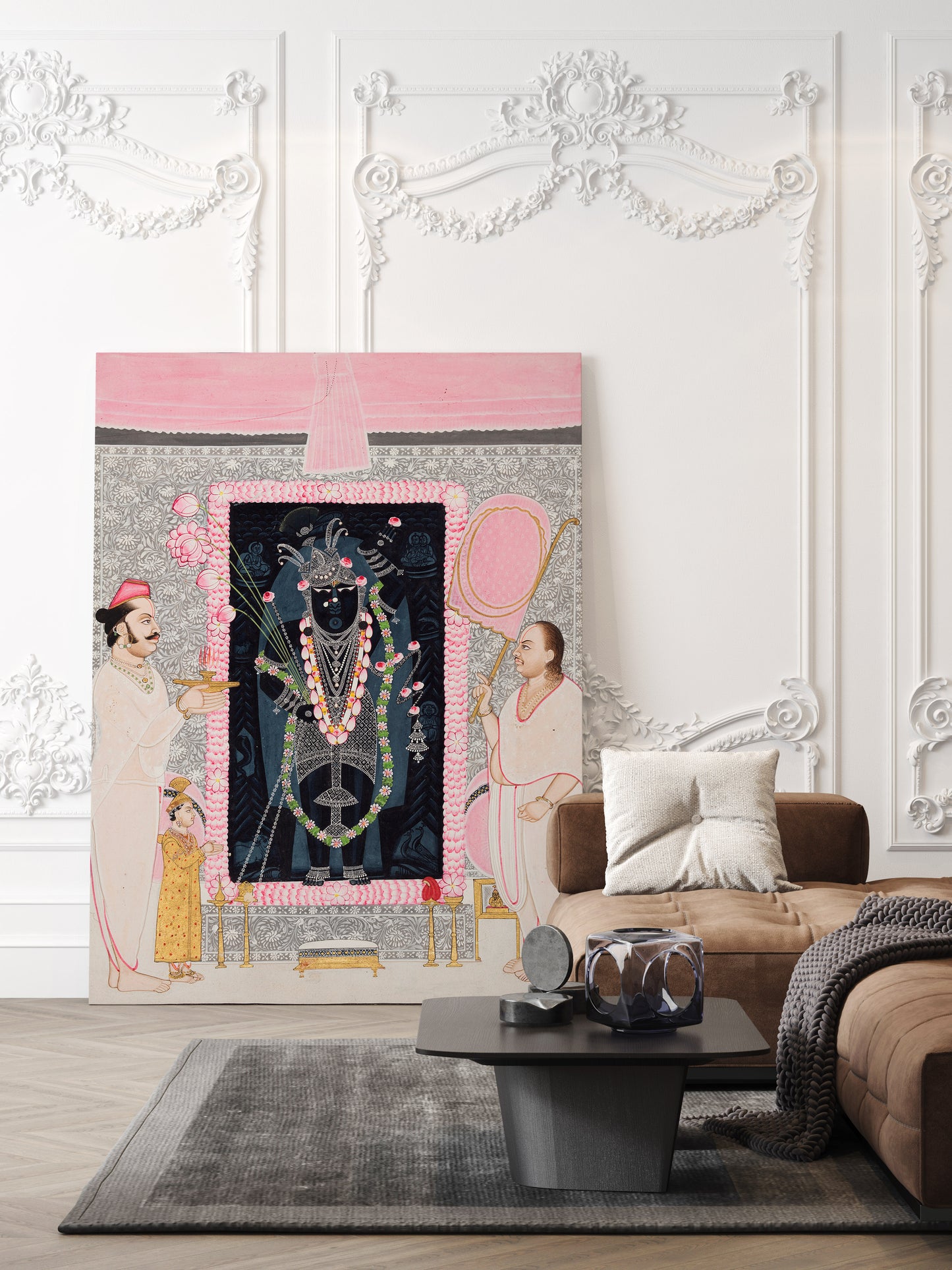 Shrinath Ji by Ghasiram Hardev Sharma // Wall Art Print
