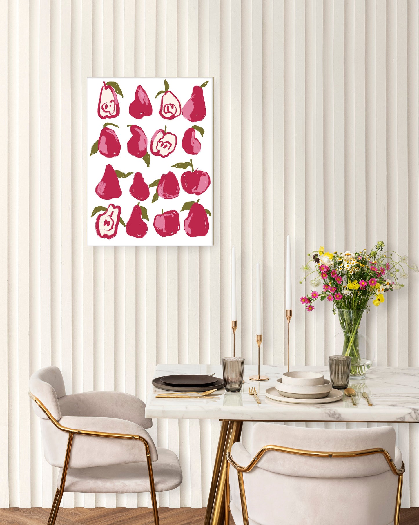 Fruit Pattern Wall Art Print - Artrise