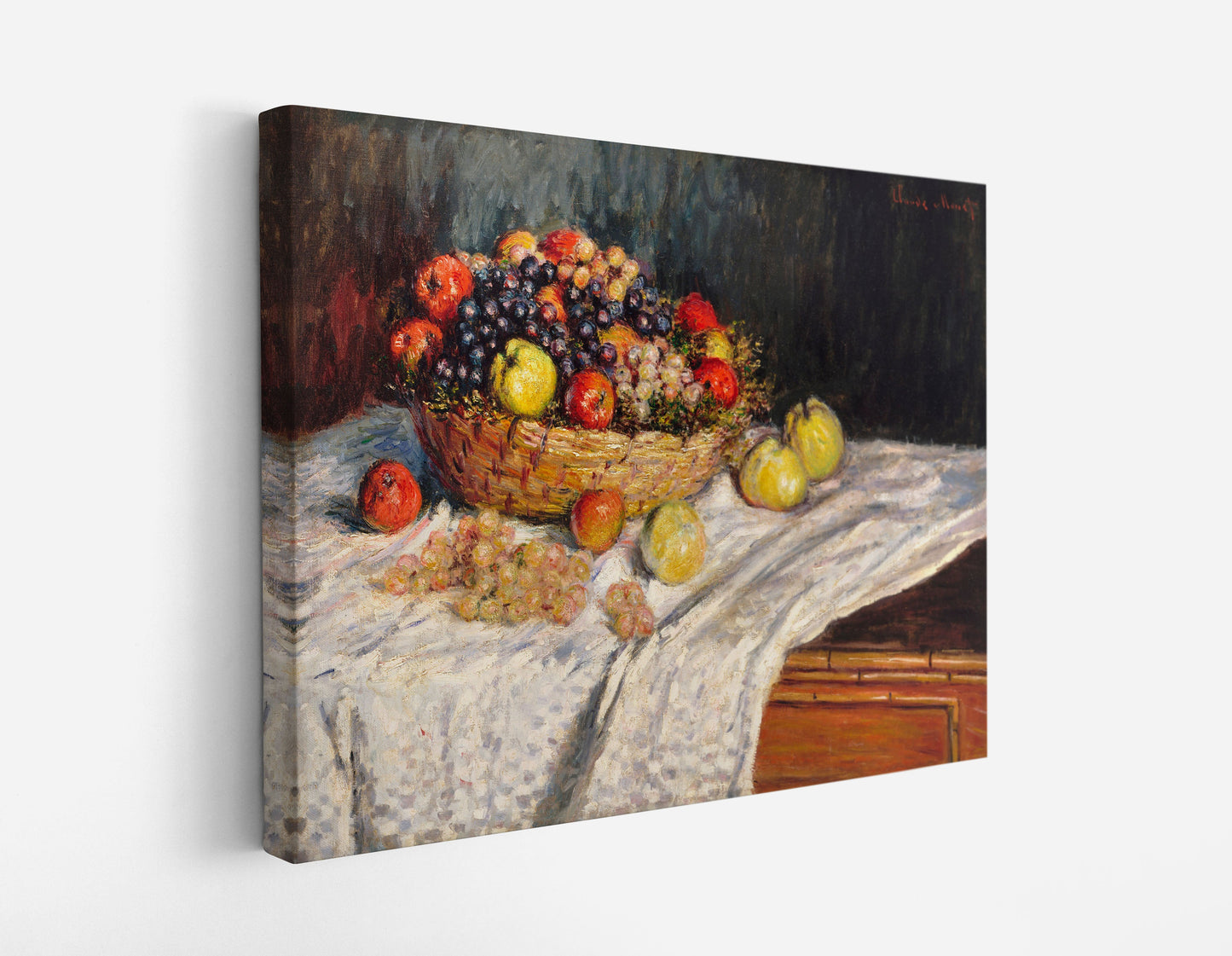 Claude Monet's Apples and Grapes Wall Art Print - Artrise