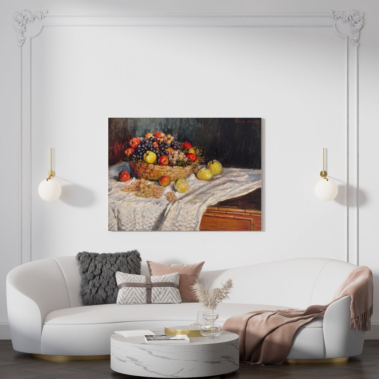 Claude Monet's Apples and Grapes Wall Art Print - Artrise