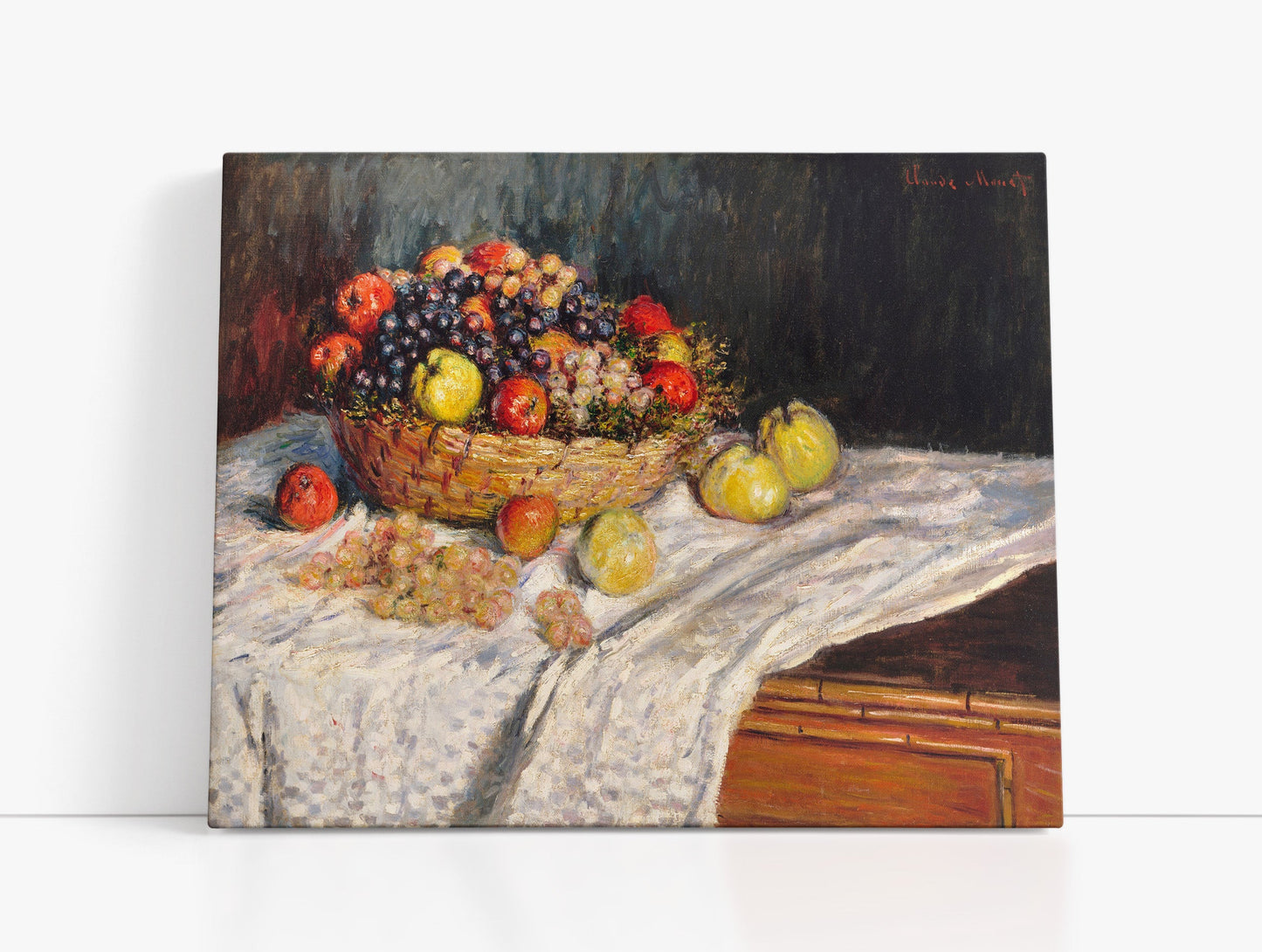 Claude Monet's Apples and Grapes Wall Art Print - Artrise