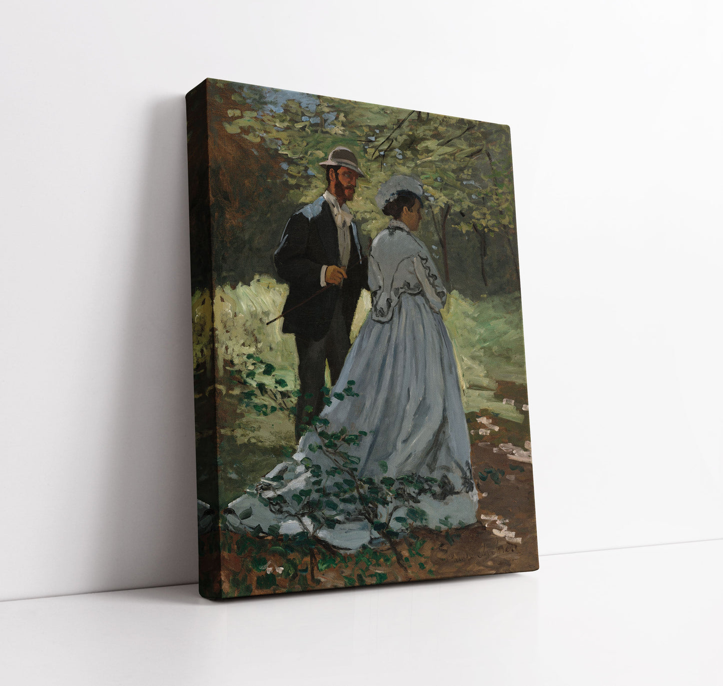 Claude Monet's Bazille and Camille Wall Art Print - Artrise