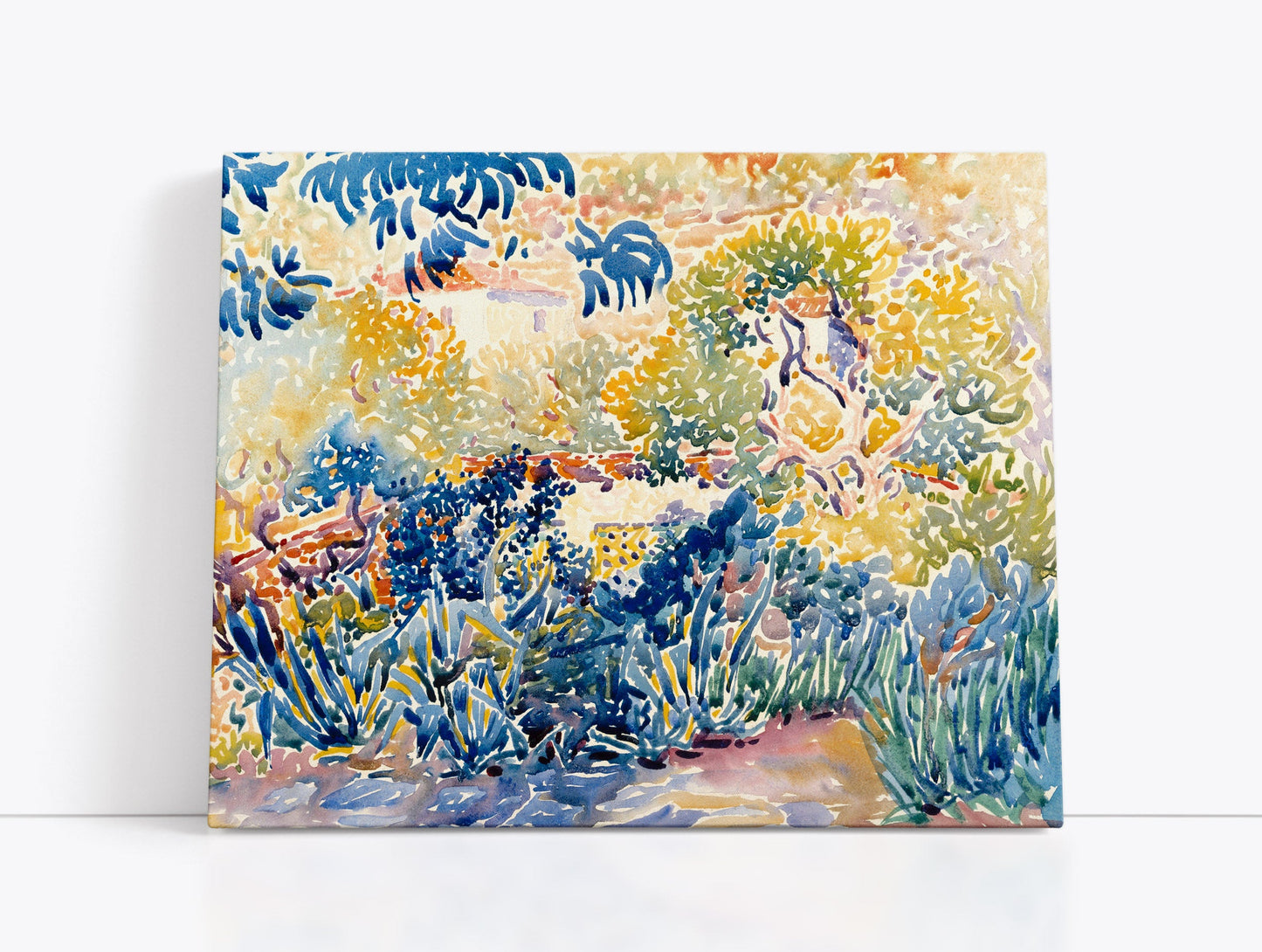 The Artist's Garden at St. Clair (1904) by Henri Edmond Cross - Artrise