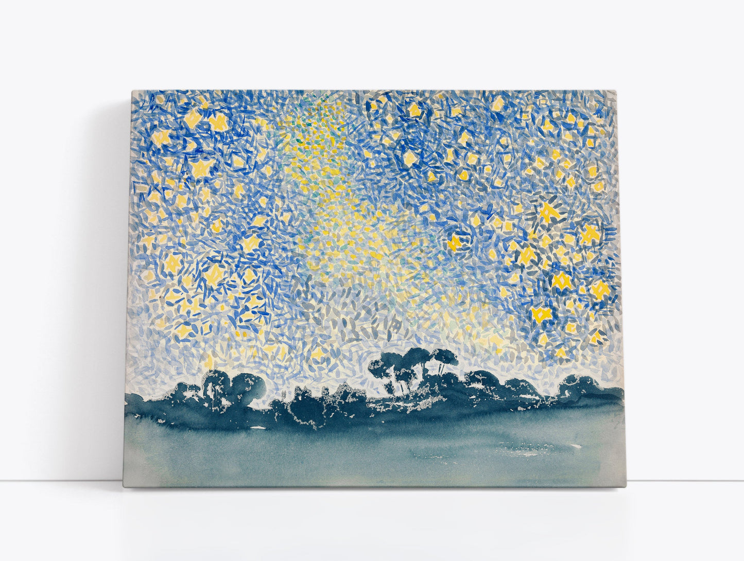 Landscape with Stars (1905–1908) by Henri Edmond Cross // Wall Art Print - Artrise