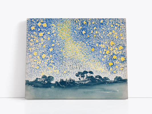 Landscape with Stars (1905–1908) by Henri Edmond Cross // Wall Art Print - Artrise