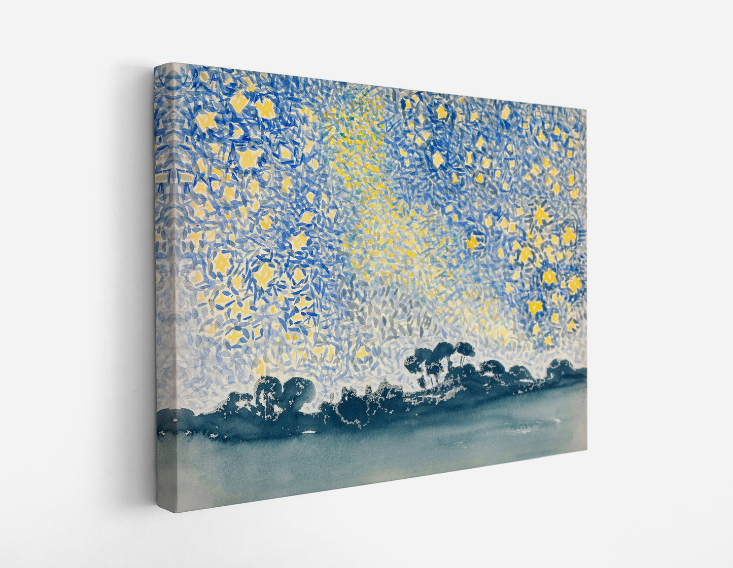 Landscape with Stars (1905–1908) by Henri Edmond Cross // Wall Art Print - Artrise