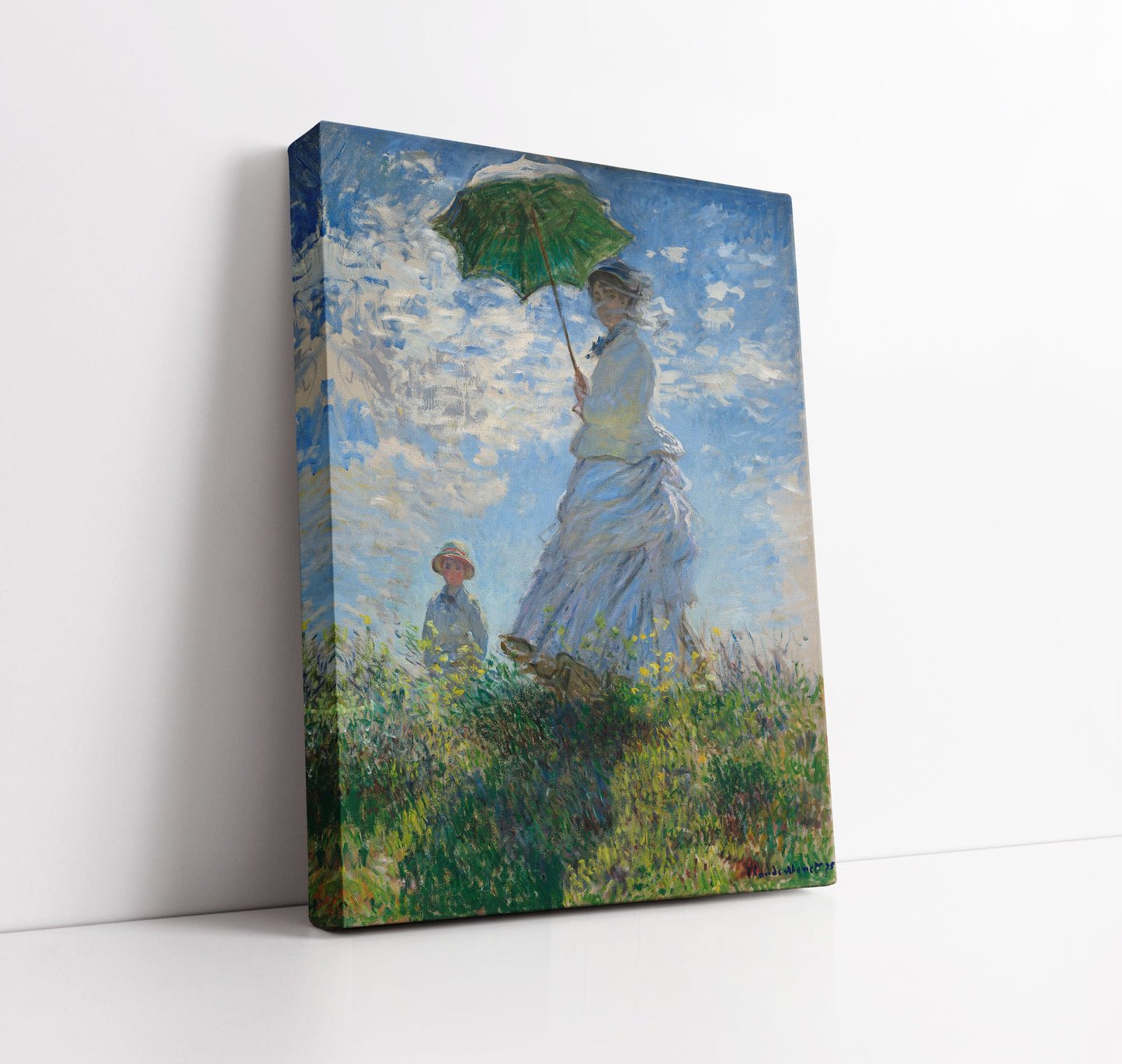 Claude Monet's Madame Monet and Her Son // Wall Art Print - Artrise