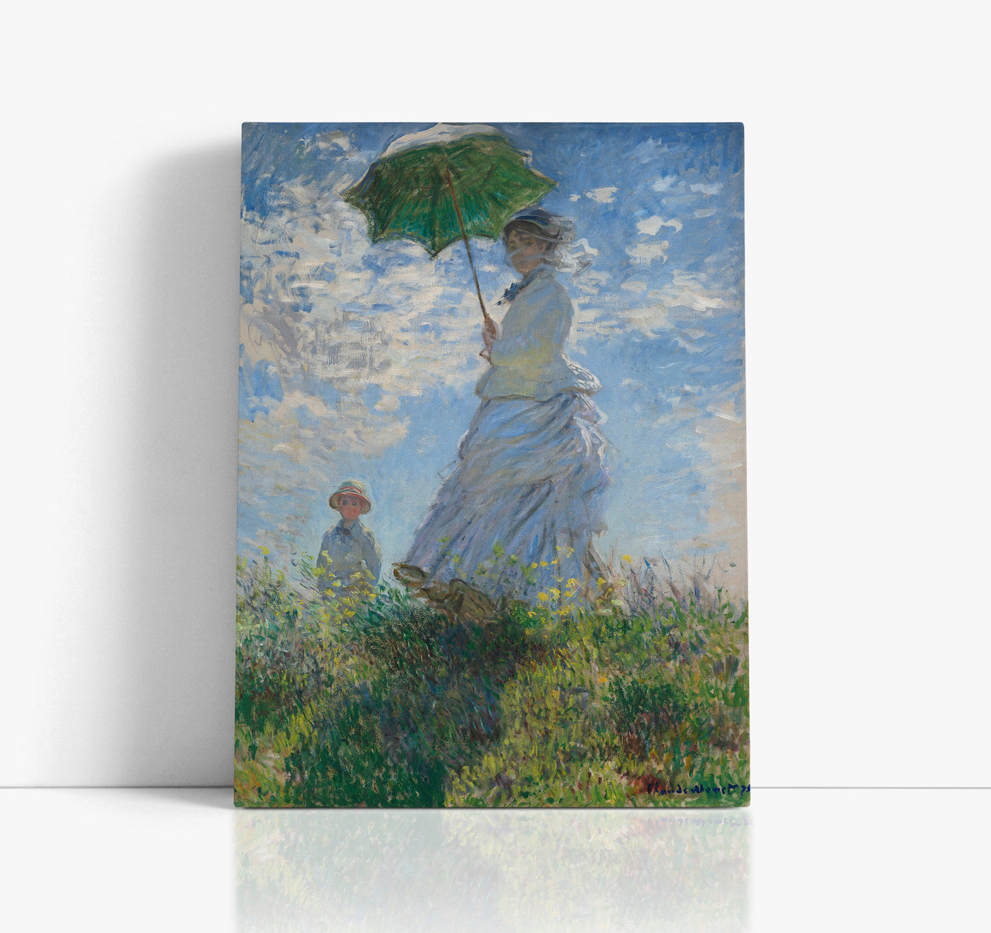 Claude Monet's Madame Monet and Her Son // Wall Art Print - Artrise