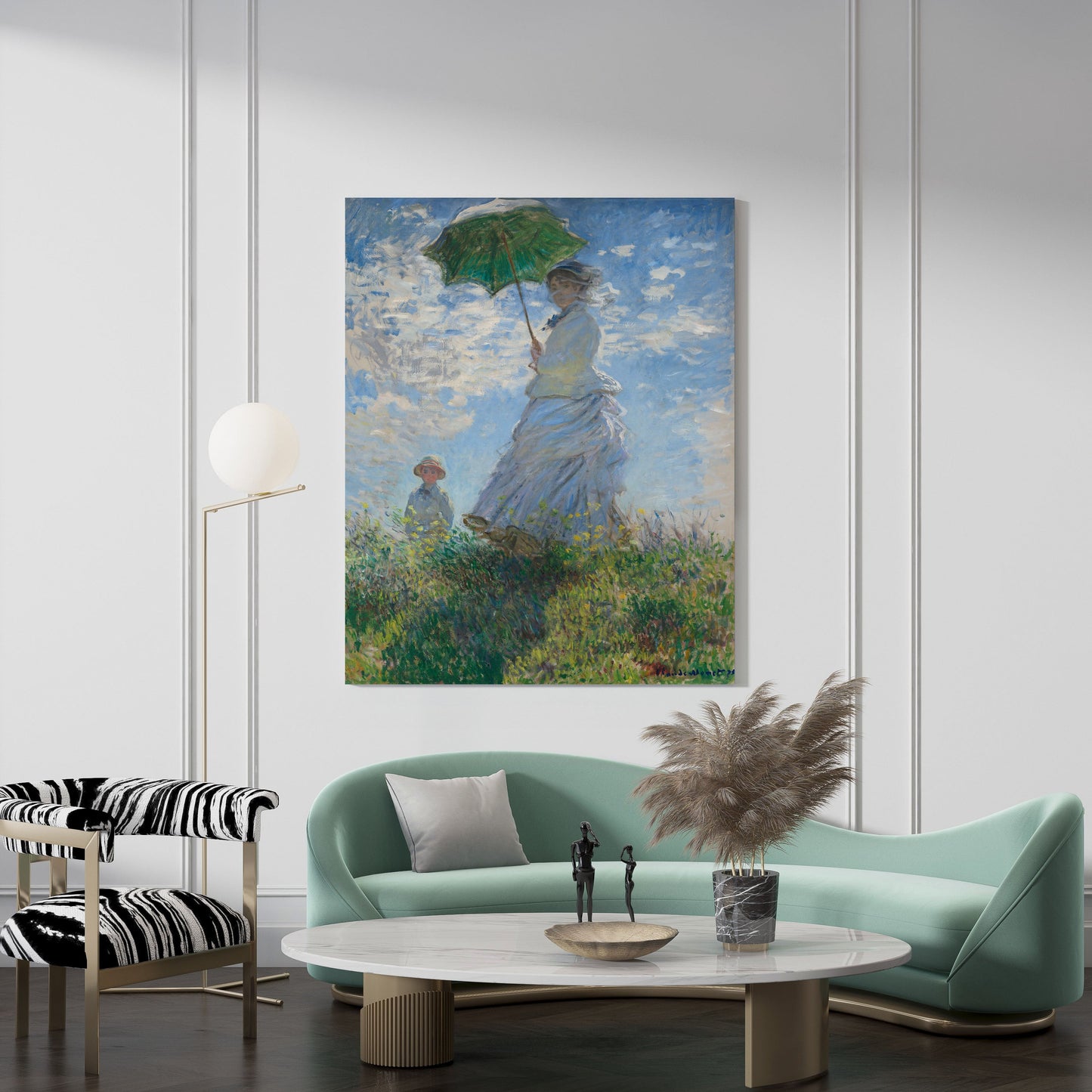 Claude Monet's Madame Monet and Her Son // Wall Art Print - Artrise