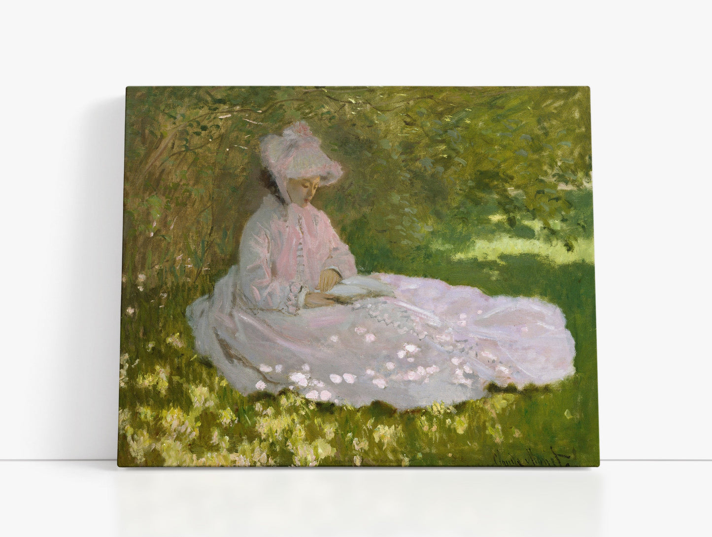 Claude Monet's Springtime // Wall Art Print - Artrise