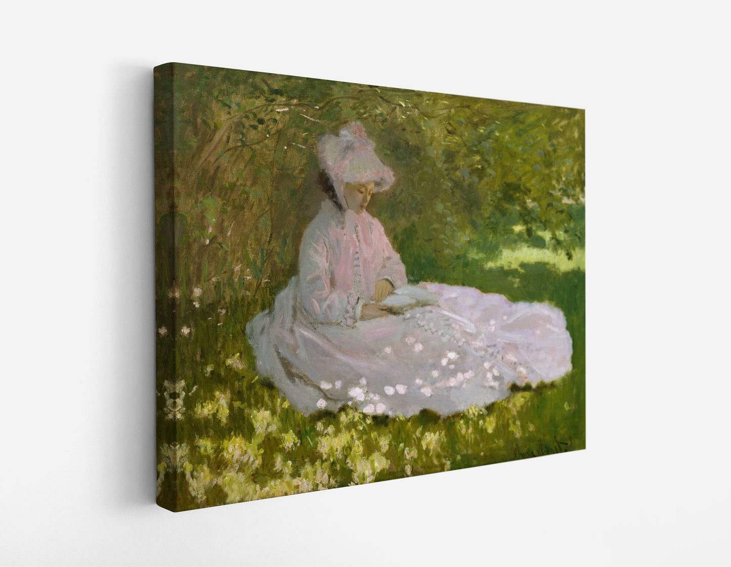 Claude Monet's Springtime // Wall Art Print - Artrise