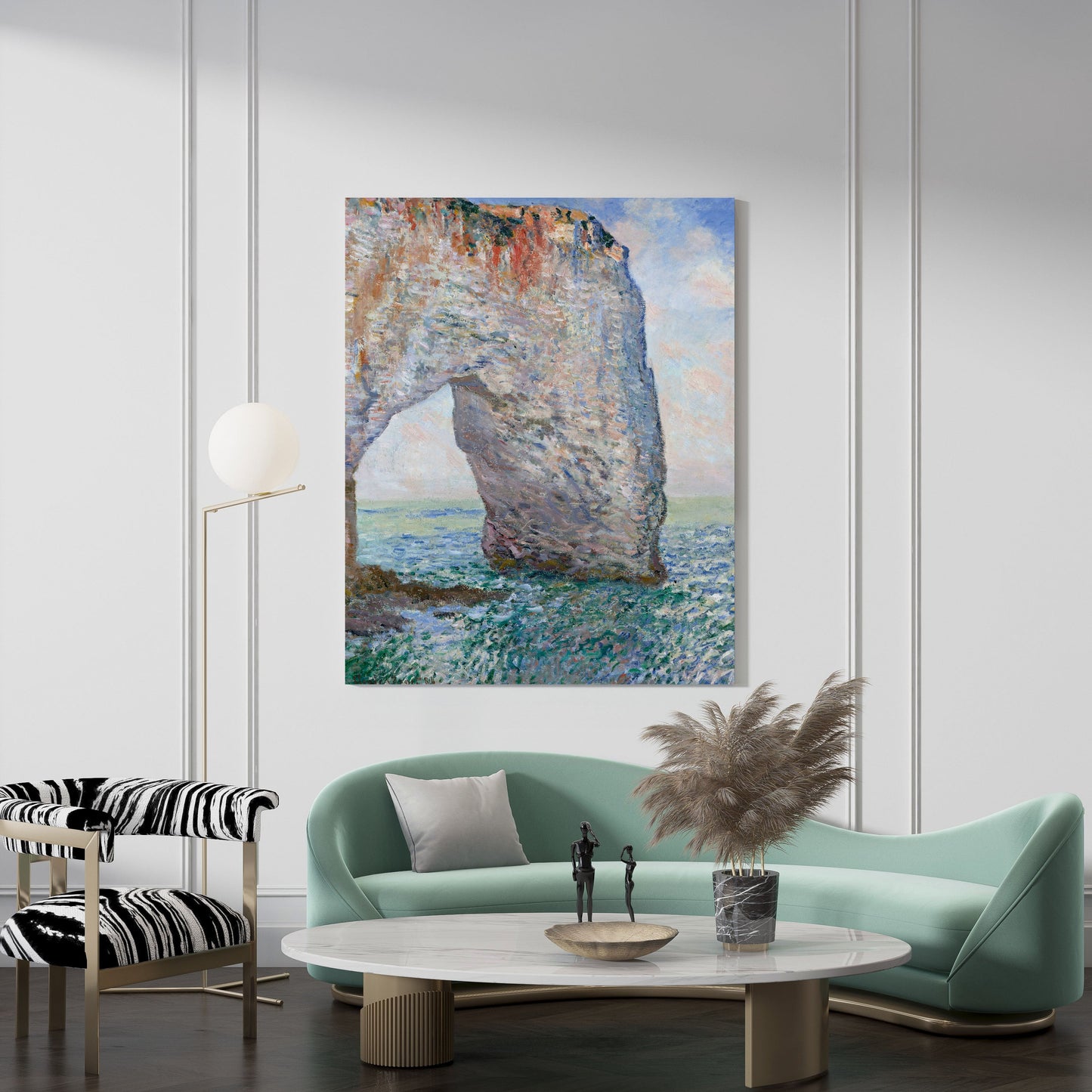 Claude Monet's The Manneporte near Étretat // Wall Art Print - Artrise