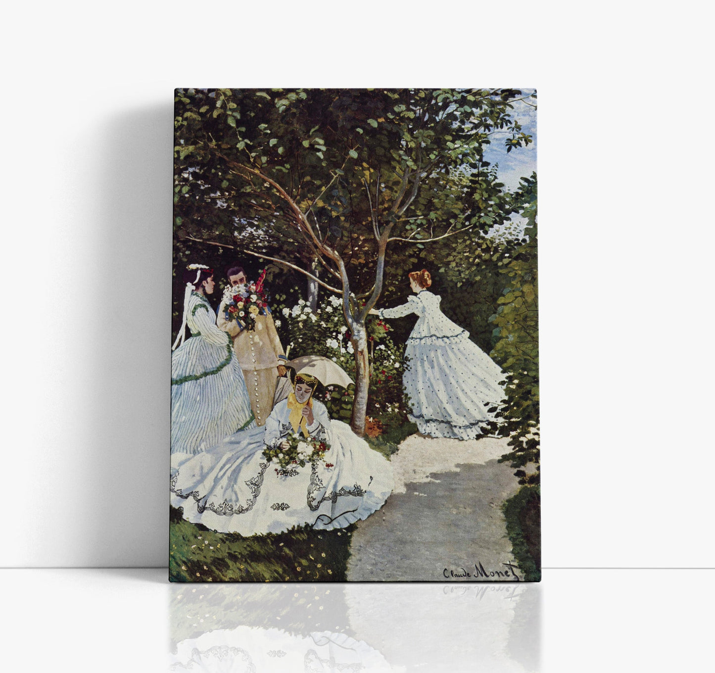 Claude Monet's Women In The Garden // Wall Art Print - Artrise