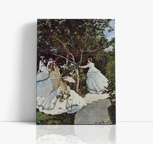 Claude Monet's Women In The Garden // Wall Art Print - Artrise