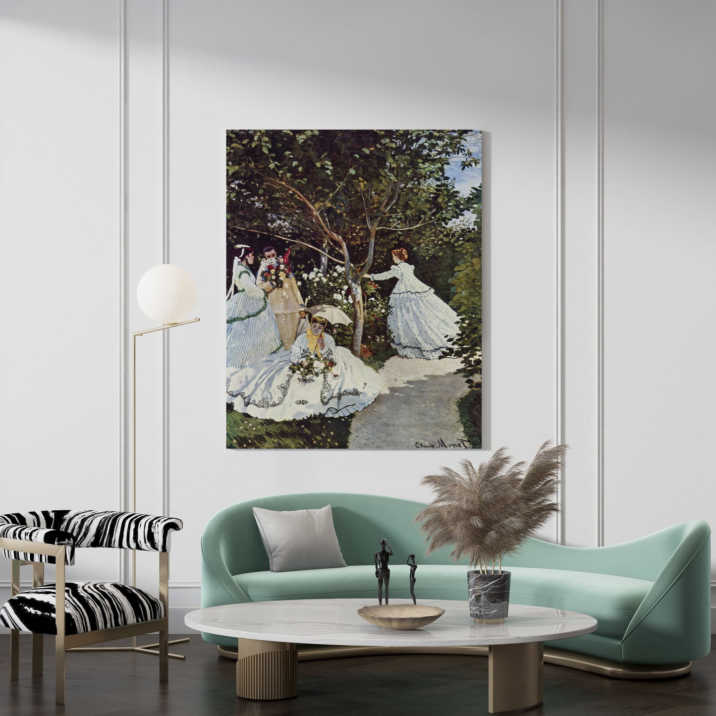 Claude Monet's Women In The Garden // Wall Art Print - Artrise