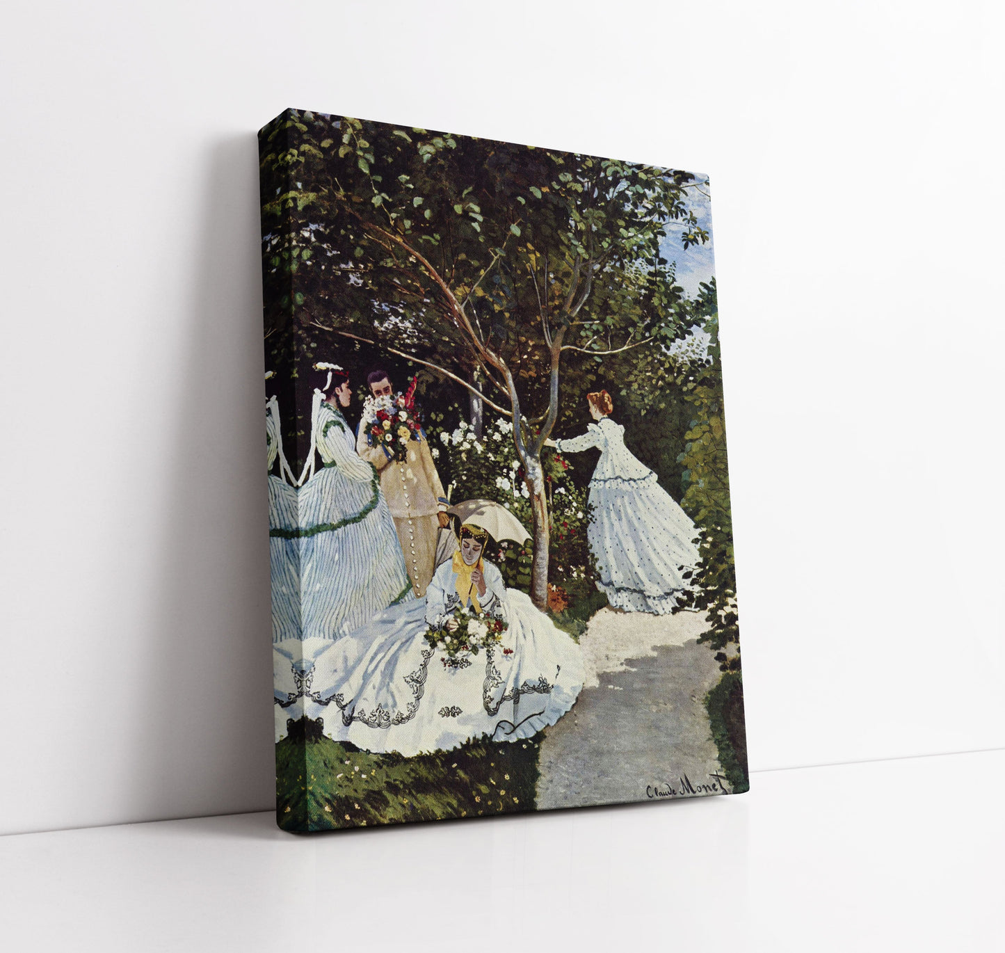 Claude Monet's Women In The Garden // Wall Art Print - Artrise