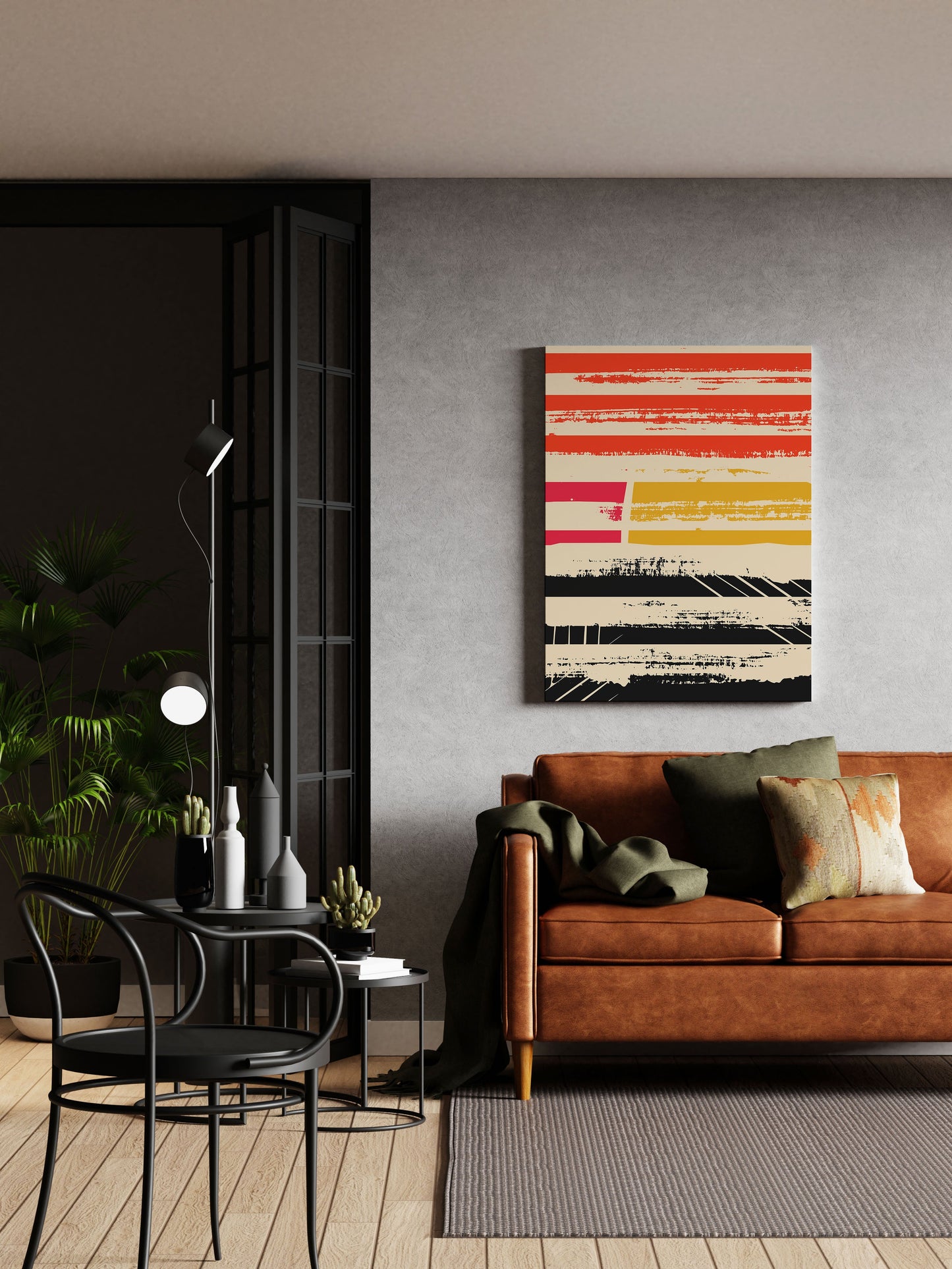Sunset Abstract Art Print - Artrise