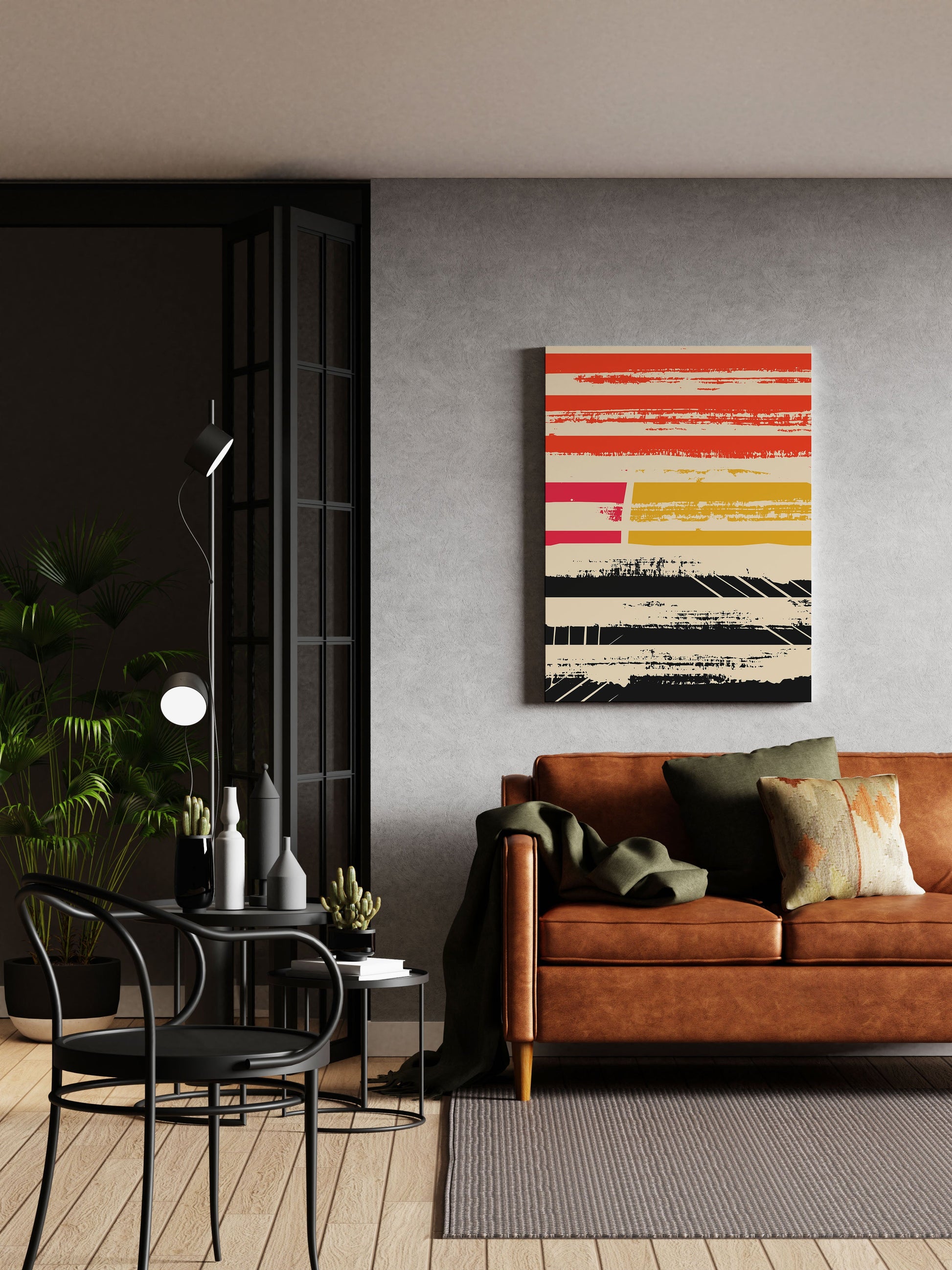 Sunset Abstract Art Print - Artrise