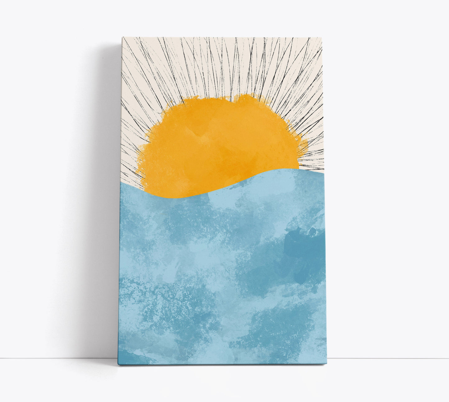 Sunrise Modern Art Print - Artrise